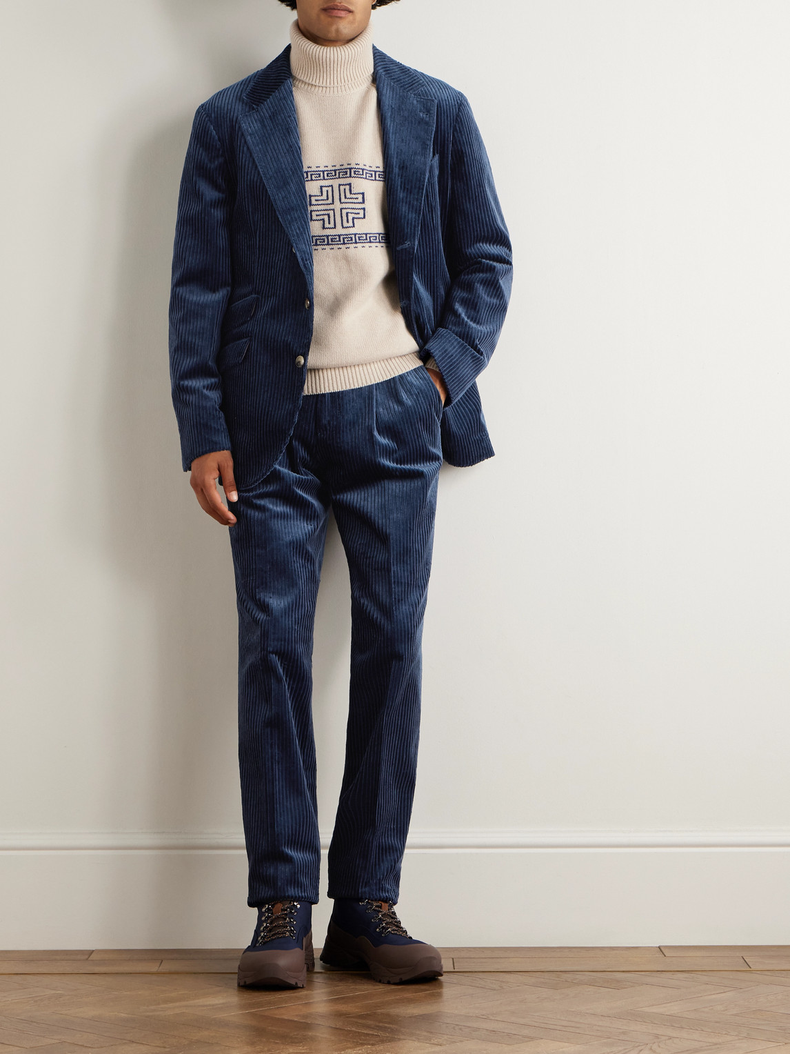 Cotton-Corduroy Suit Jacket