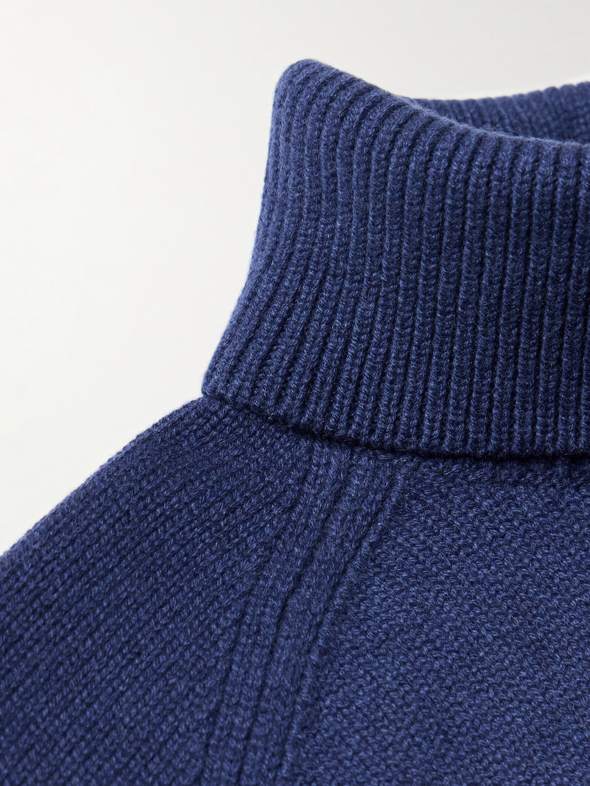 Intarsia-Knit Cashmere Rollneck Sweater