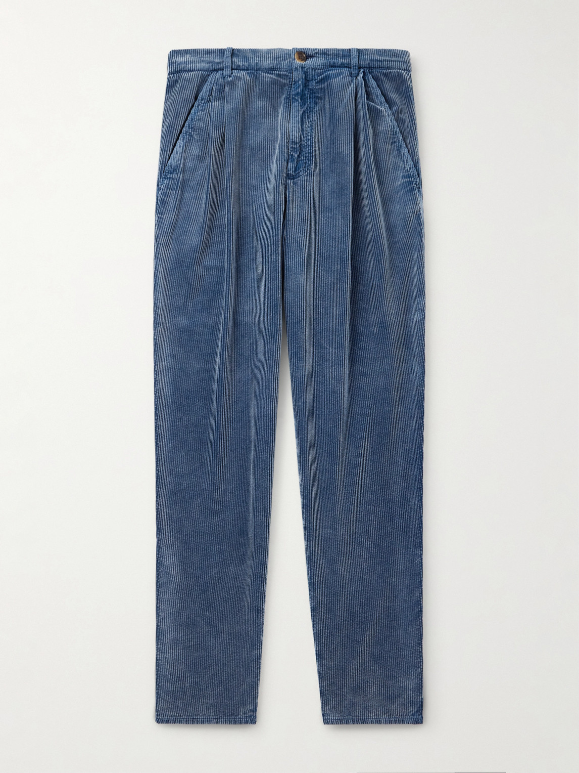 Brunello Cucinelli Tapered Cotton-Corduroy Trousers - Men