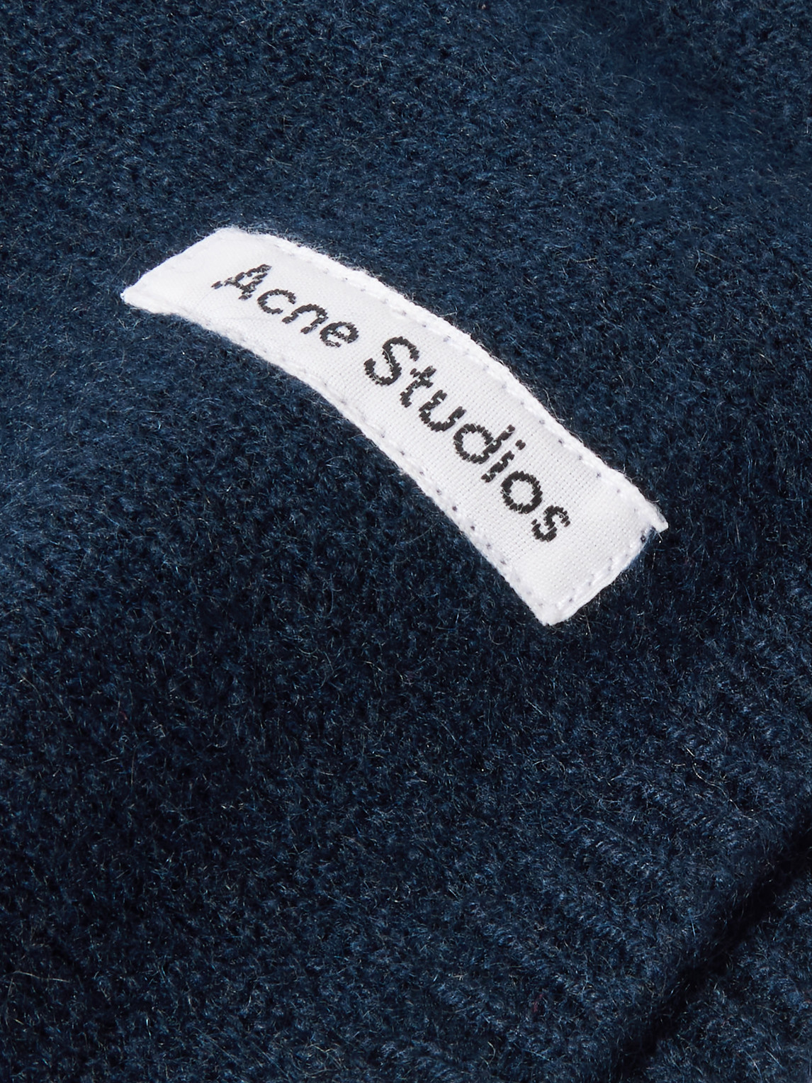 Acne Studios Kassia Appliquéd Cashmere Beanie In Blue
