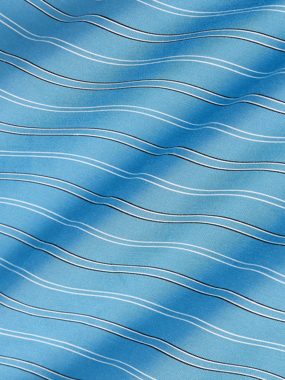 Acne Studios Striped Long Sleeve Button Up Shirt In Blue