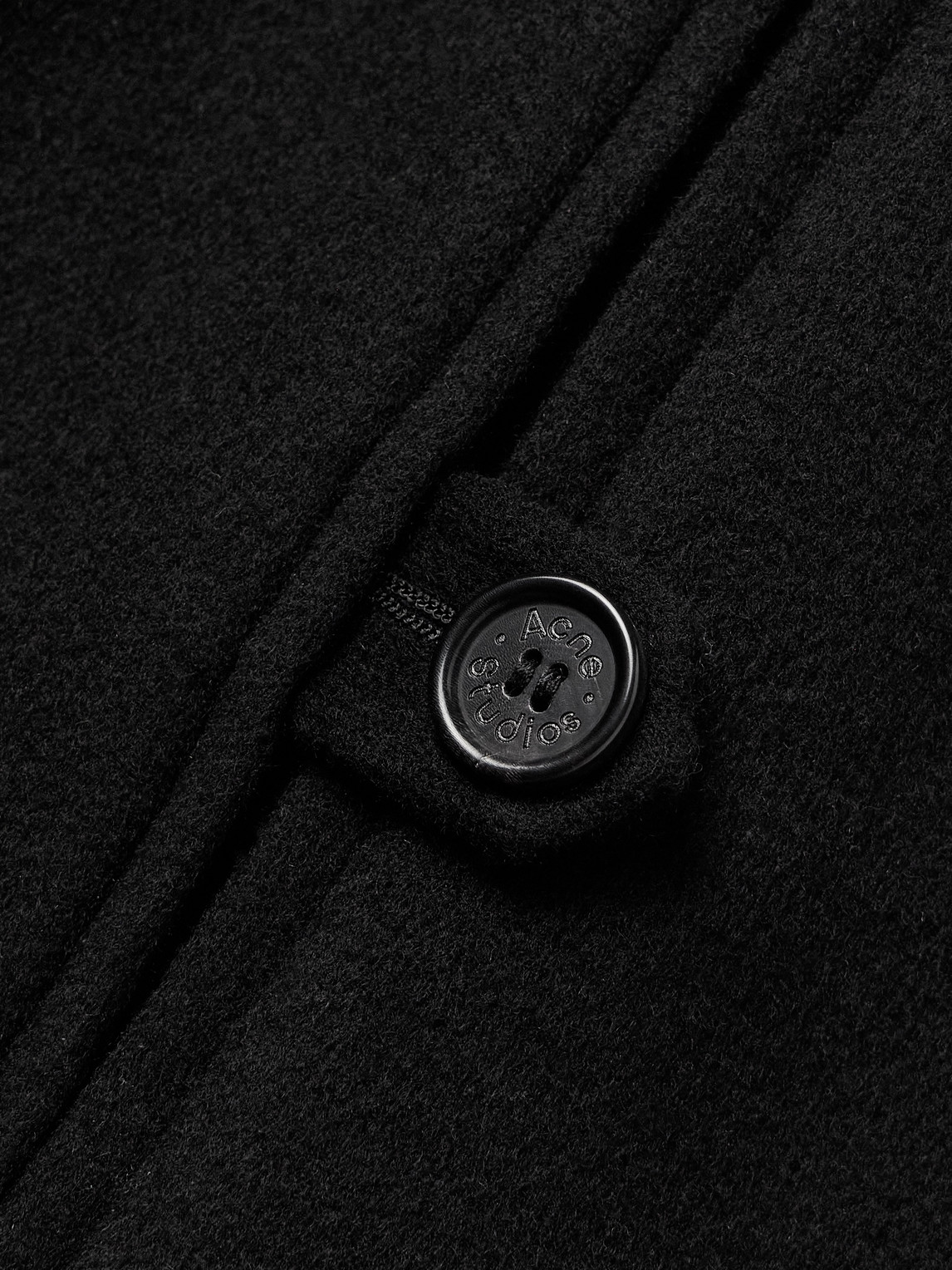 Acne Studios Doveo Double-faced Wool And Cashmere-blend Felt Jacket In Black