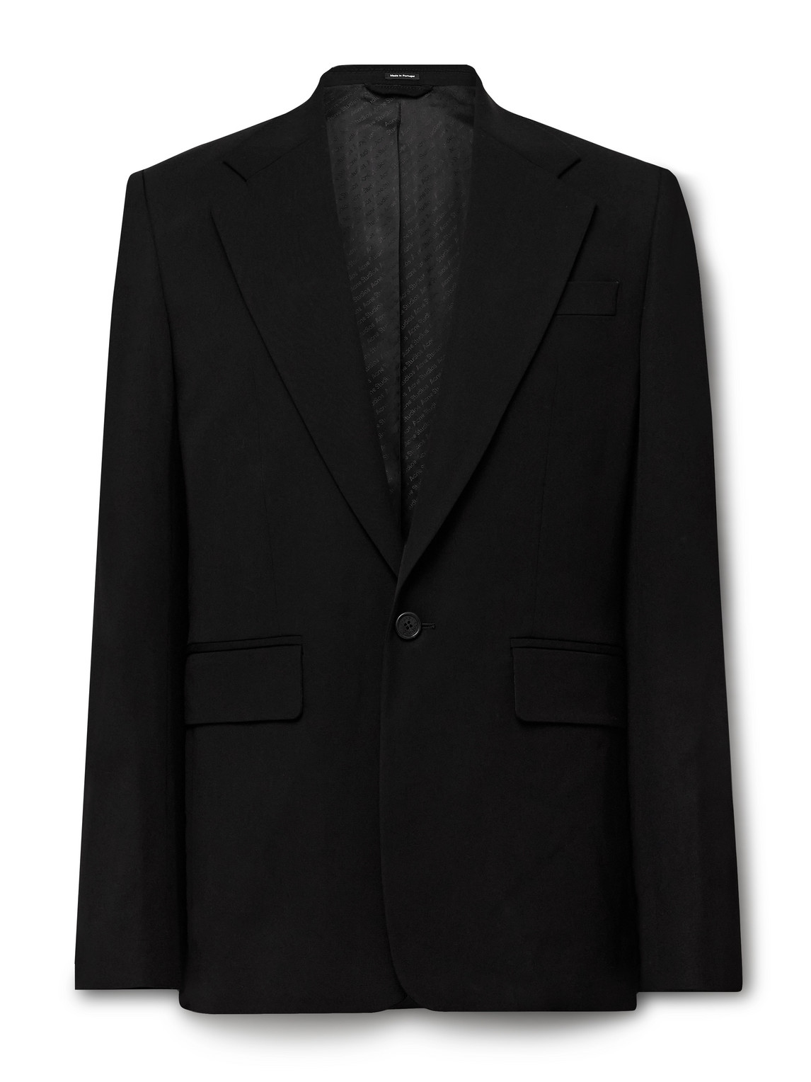 Acne Studios Juman Twill Blazer In Black
