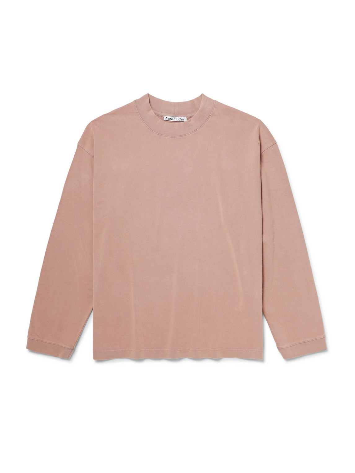 Acne Studios Enick U Vintage Cotton-jersey T-shirt In Brown
