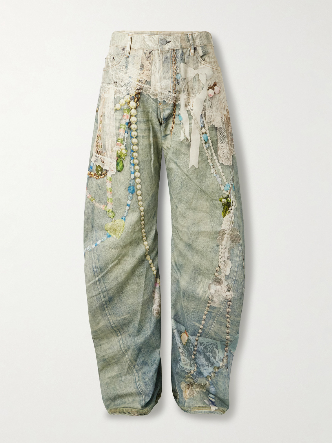 Acne Studios 2006 Wide-Leg Printed Jeans - Men
