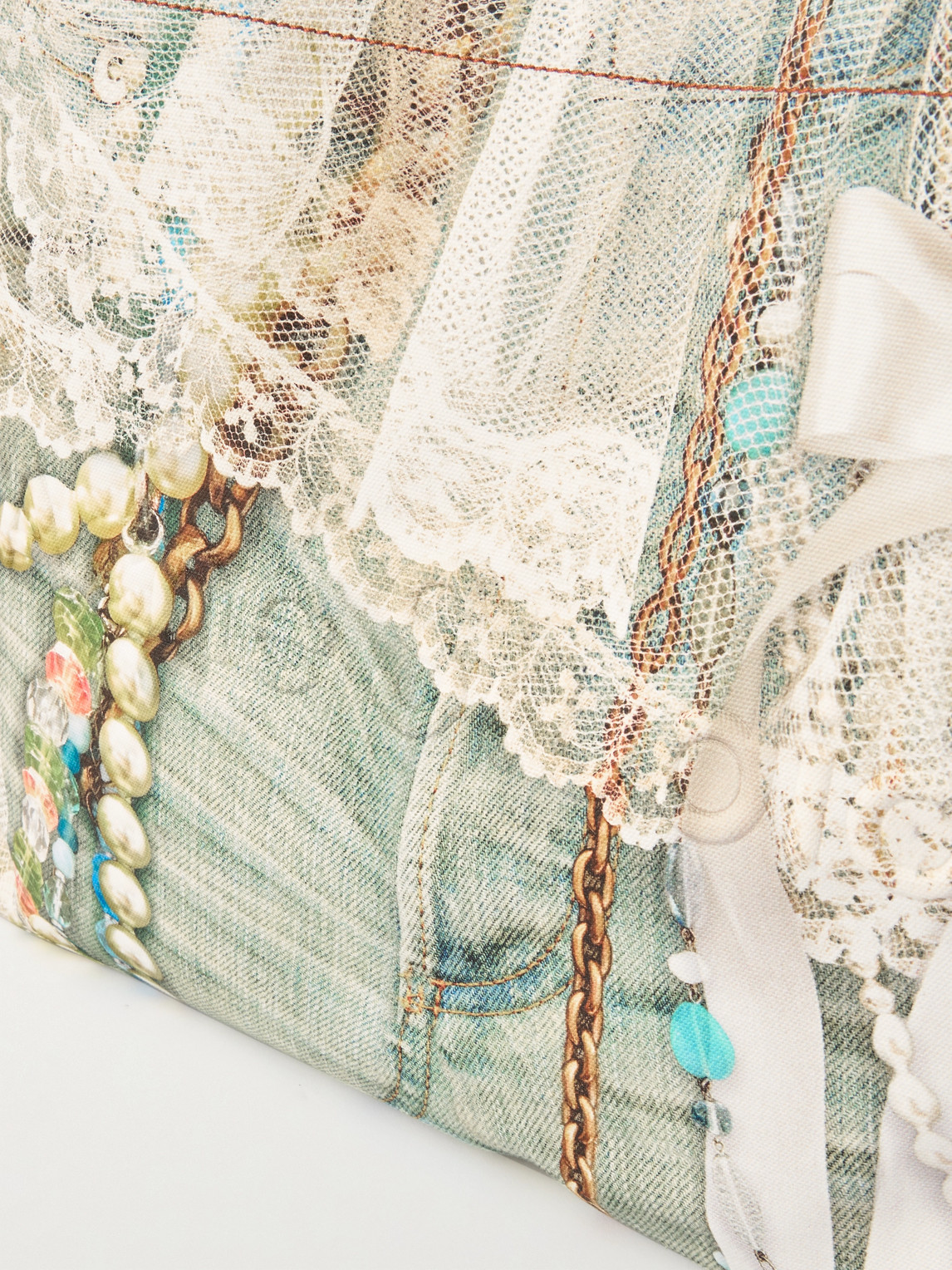Acne Studios Printed Canvas Tote Bag