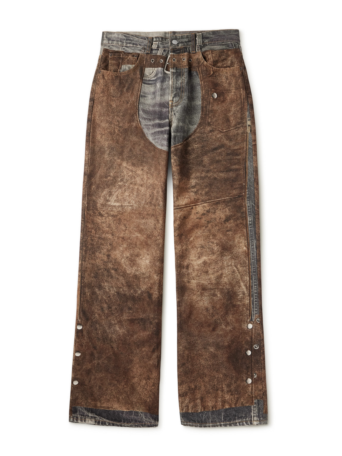 Acne Studios Men Regular Pantalone In Brown