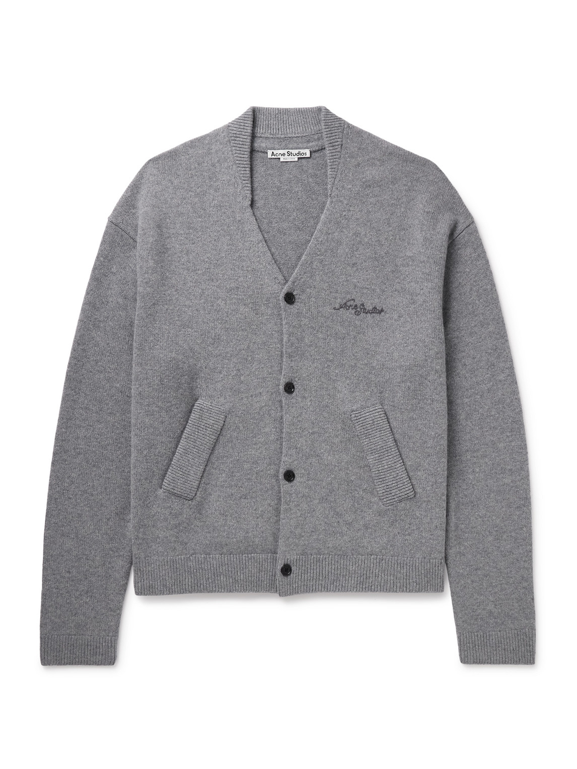 Weekday John Oversized Jumper In Grey-Green for Men