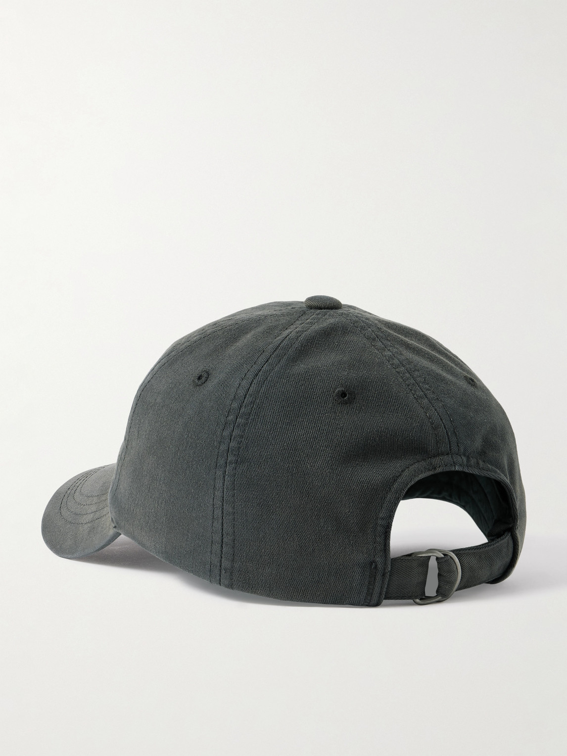  Acne Studios - Logo-embroidered Cotton-twill Baseball Cap - Men - Black 