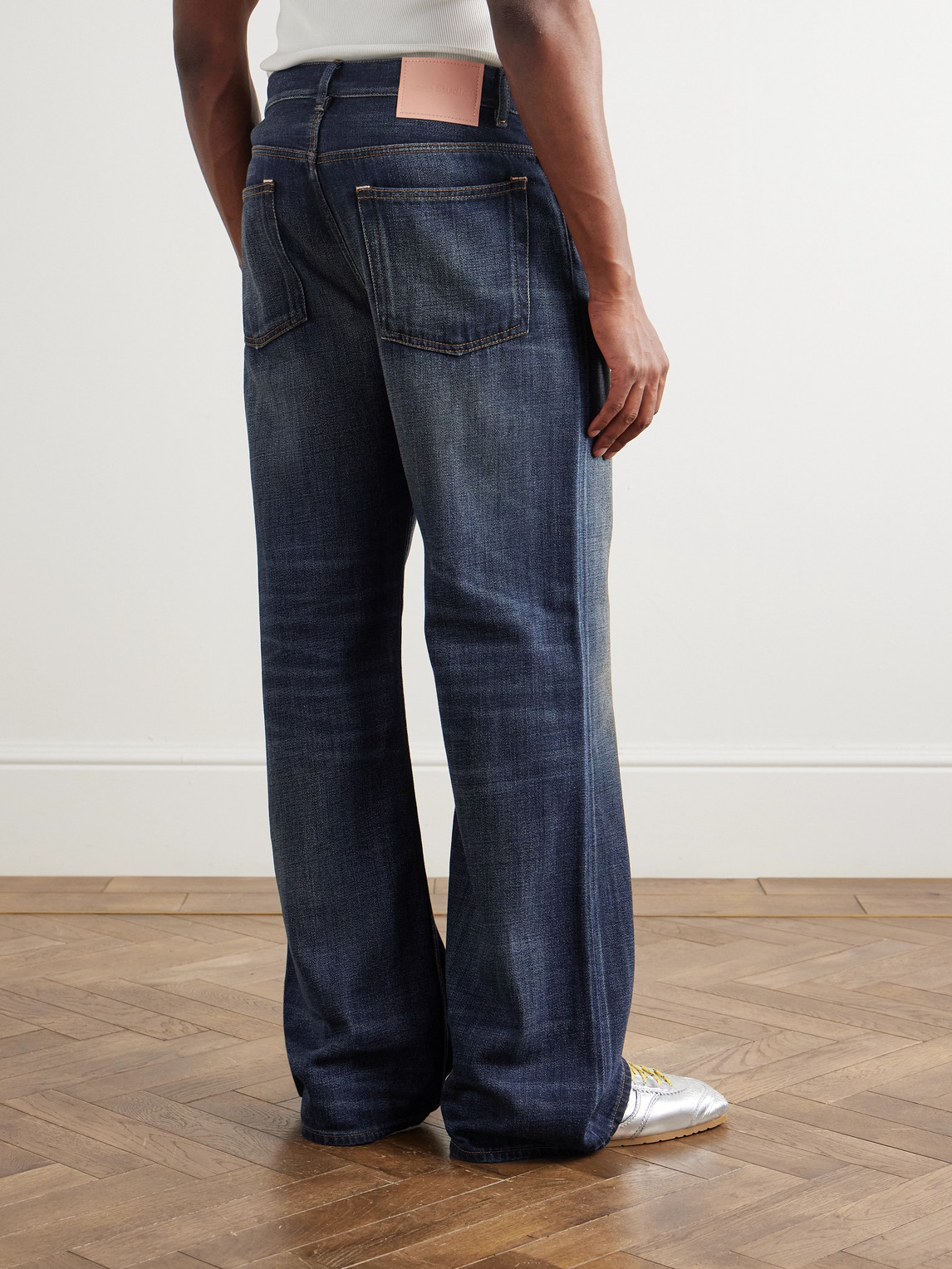 Acne Studios 2021m Yoyogi Wide-leg Jeans In Blue