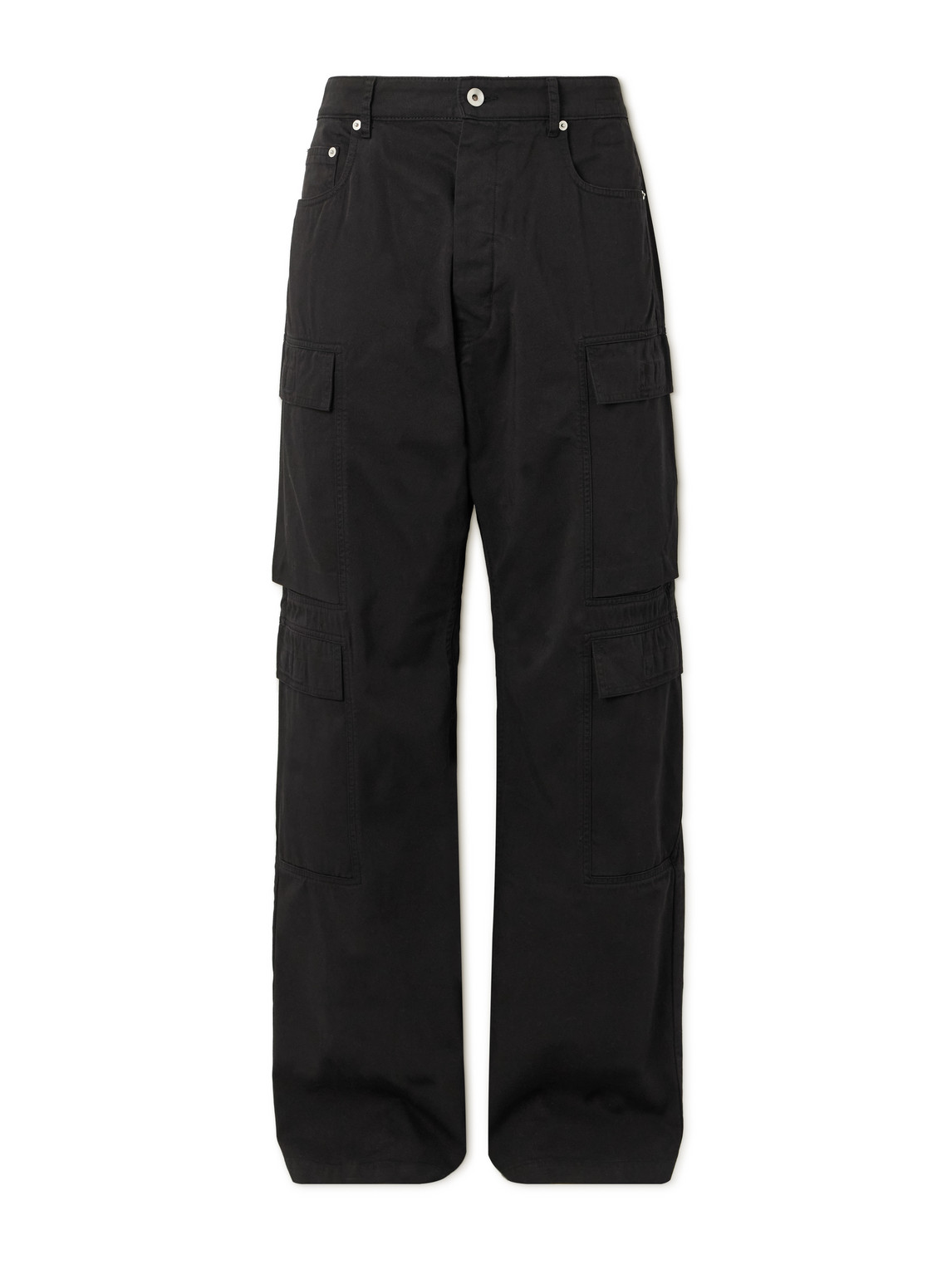 Rick Owens Drkshdw Straight-leg Cargo Jeans In Black