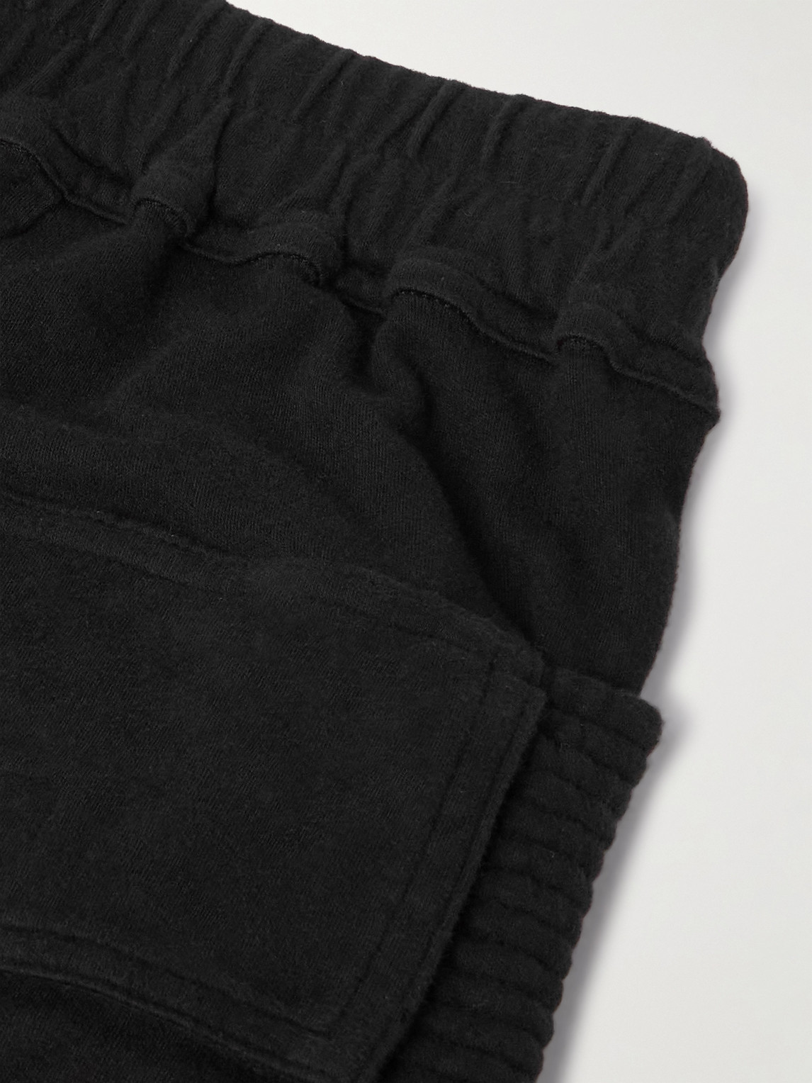 Rick Owens Drkshdw Drkshdw By Rick Owens Creatch Wide Cargo Pants In Black