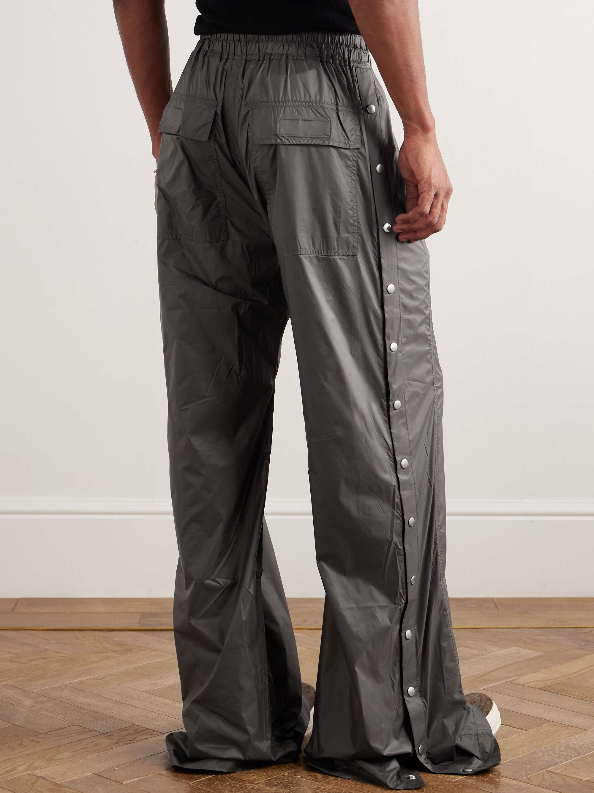 DRKSHDW BY RICK OWENS ナイロンキャンバス ワイドパンツ ドロー