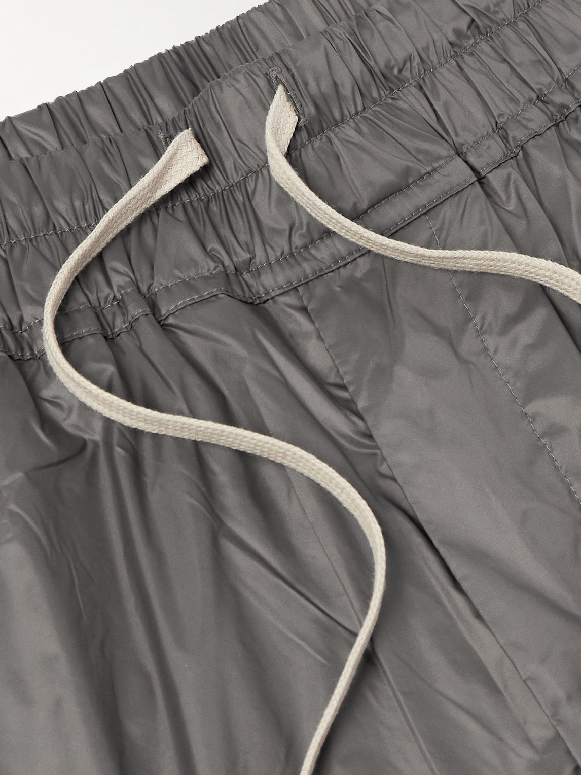 Rick Owens Drkshdw Pusher Wide-leg Nylon-canvas Drawstring Trousers In Multi