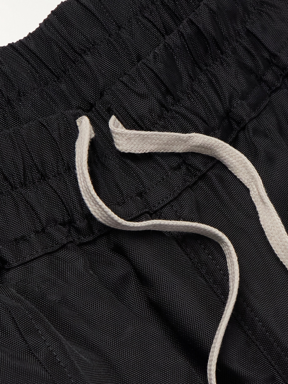 Rick Owens Drkshdw Creatch Pods Straight-leg Nylon-canvas Cargo Shorts In Black