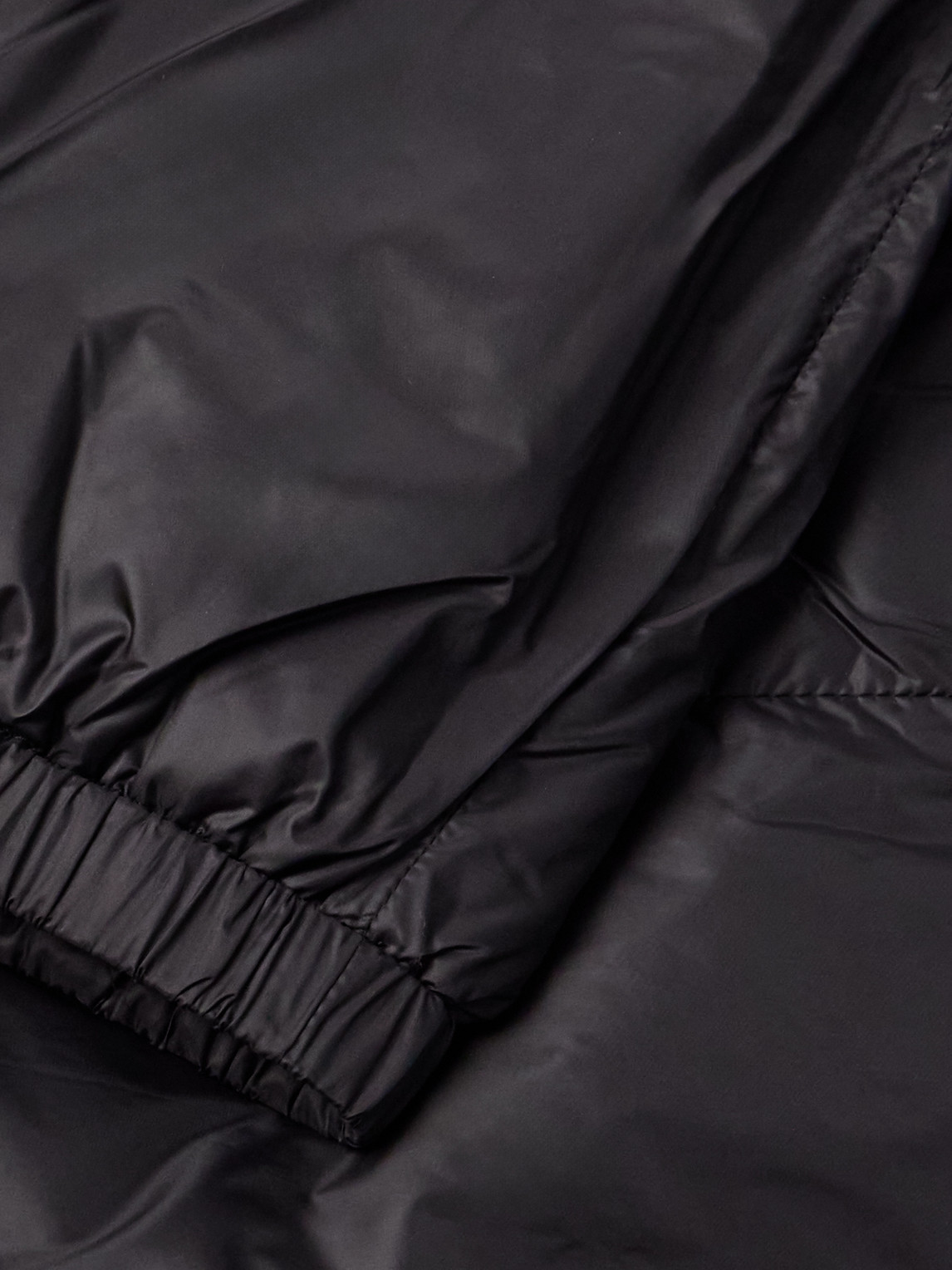 Rick Owens Drkshdw Padded Nylon Hooded Jacket In Black