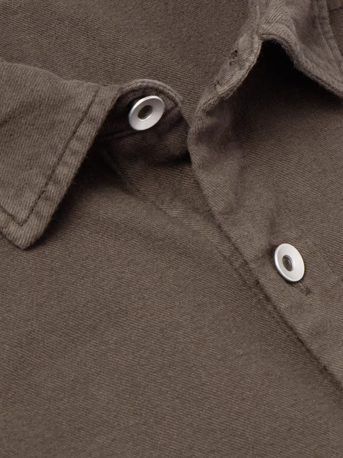 Rick Owens Drkshdw Jumbo Cotton-twill Shirt In Brown