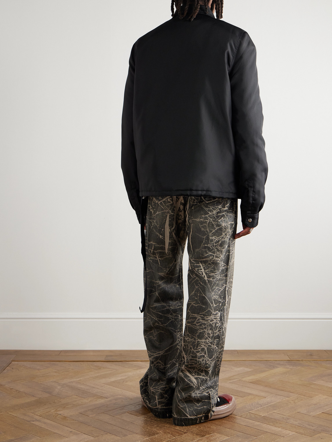 Rick Owens Drkshdw Padded Shell Jacket In Black