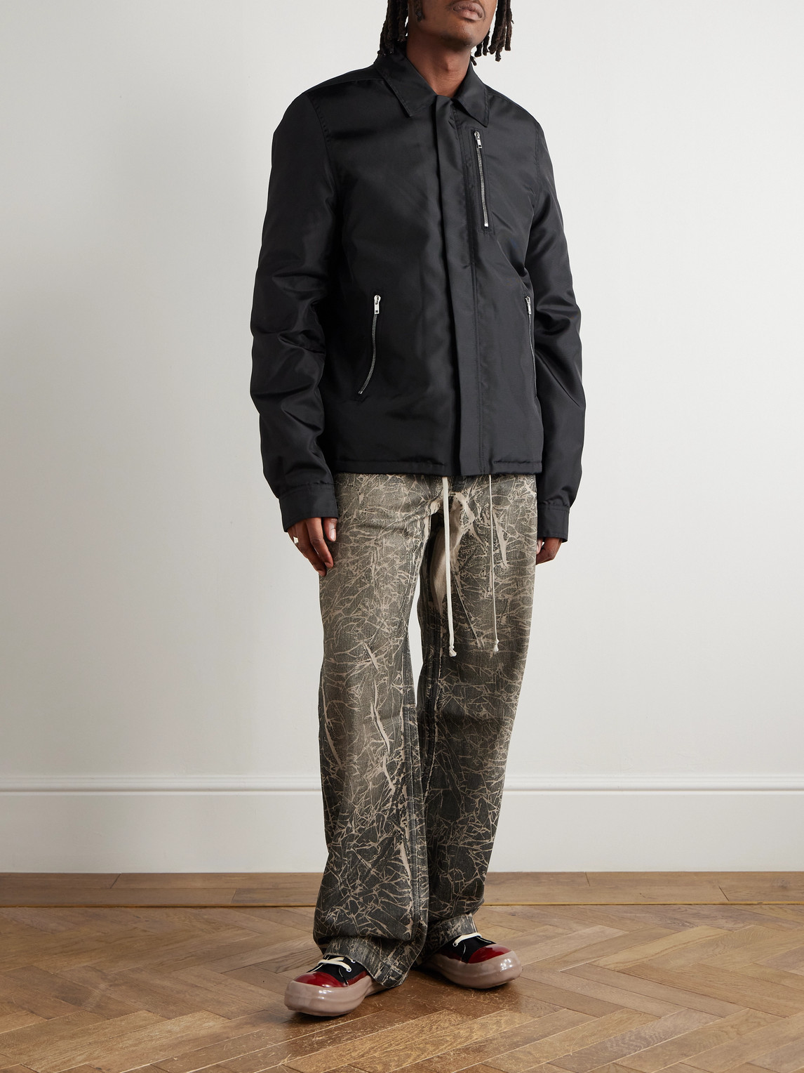Rick Owens Drkshdw Padded Shell Jacket In Black