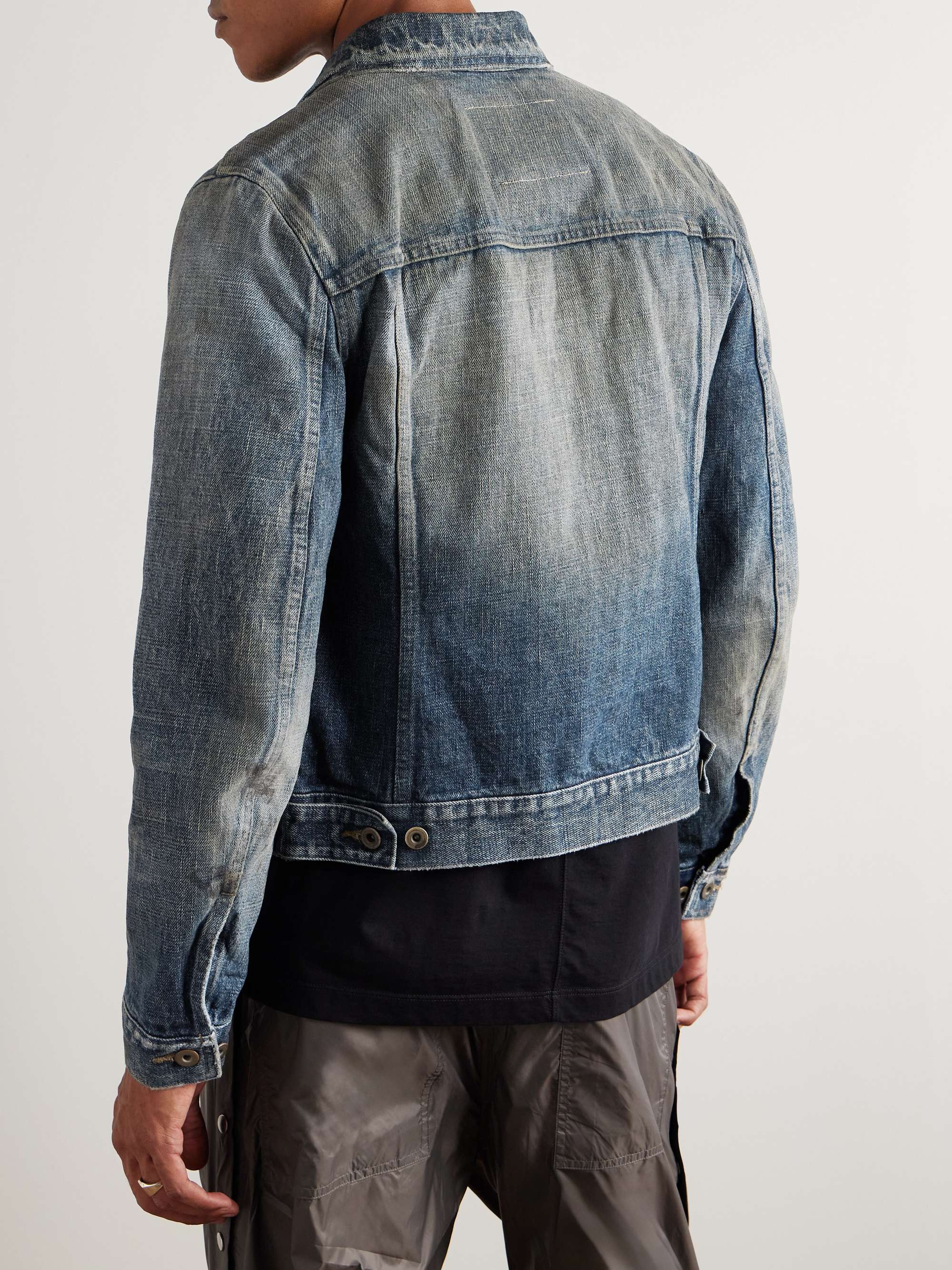 DRKSHDW BY RICK OWENS デニム トラッカージャケット ダメージ