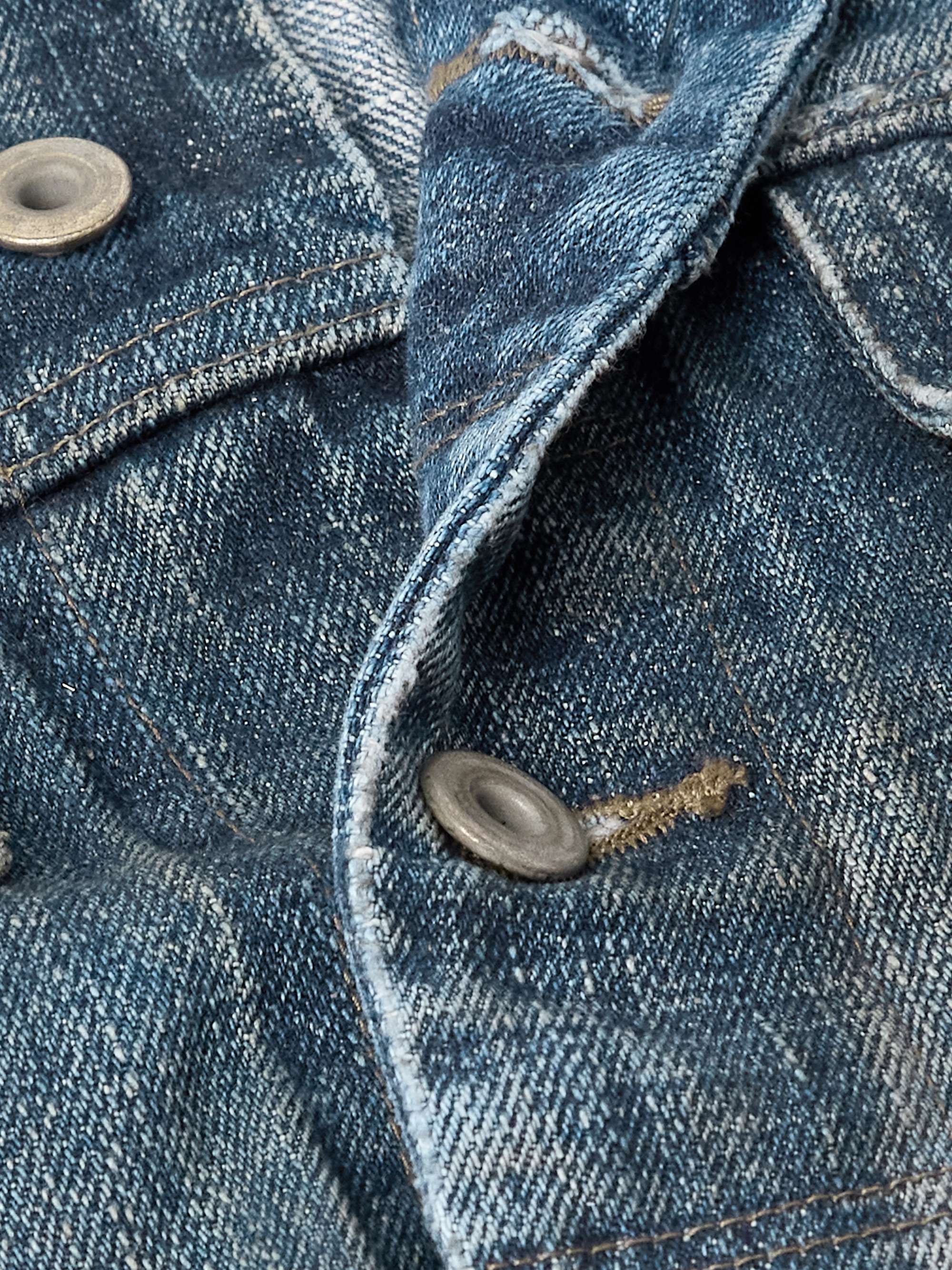 rick owens drkshdw トラッカージャケット Rick Owens DRKSHDW Trucker ジャケット | ブラウン | FARFETCH JP