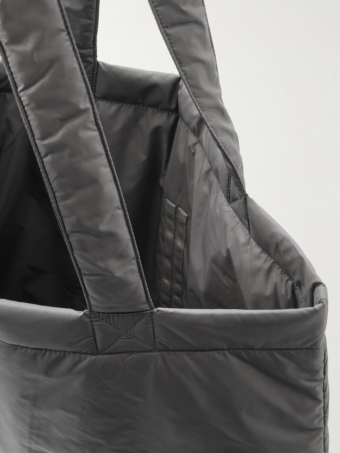 Rick Owens Drkshdw Padded Shell Tote Bag In Gray