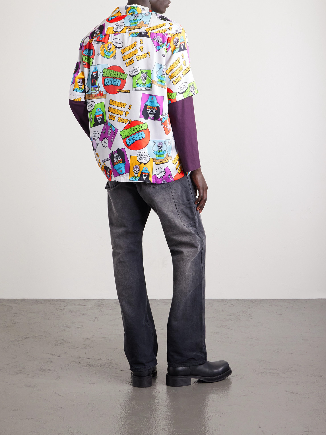  Gallery Dept. - Skeleton Beach Edition Wilson Printed Twill Shirt - Men - Multi - S 