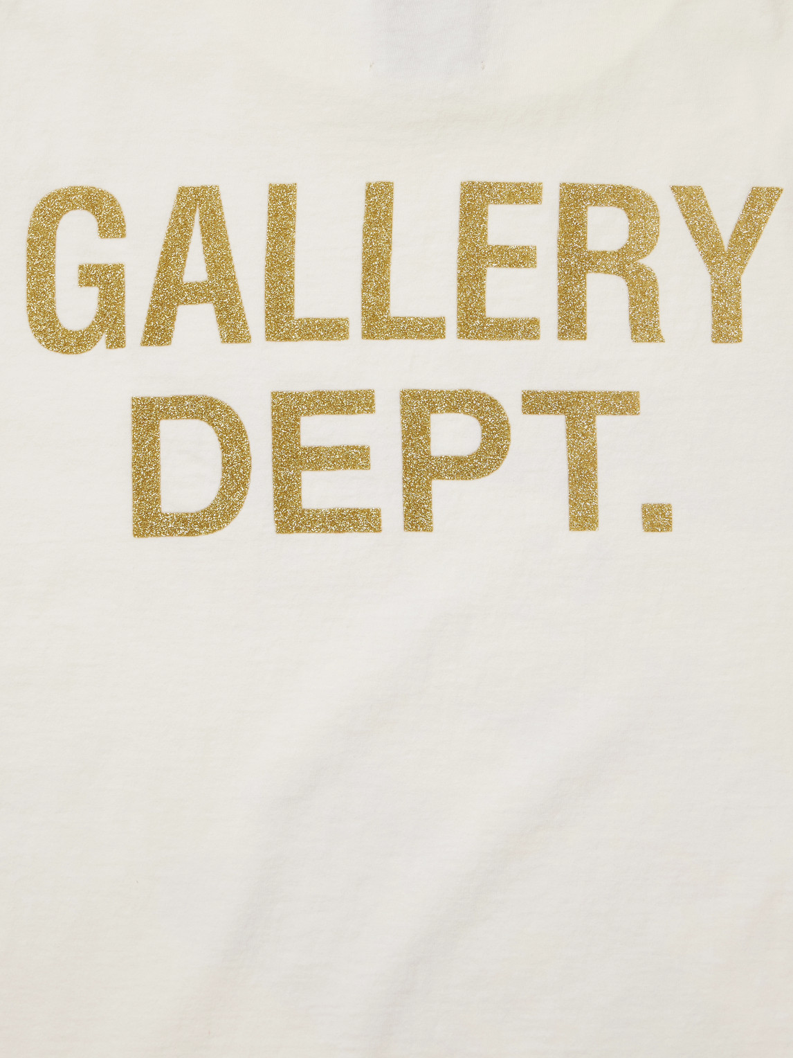 Gallery Dept. Mens Lt Archival White Printed Crewneck Cotton-jersey T-shirt In White