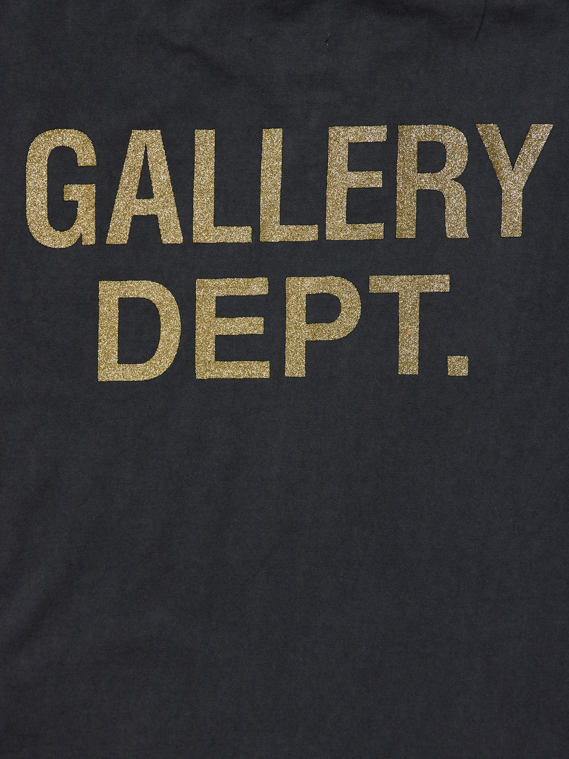 Gallery Dept. Paparazzi Crystal-embellished Glittered Printed Cotton-jersey T-shirt In Gray