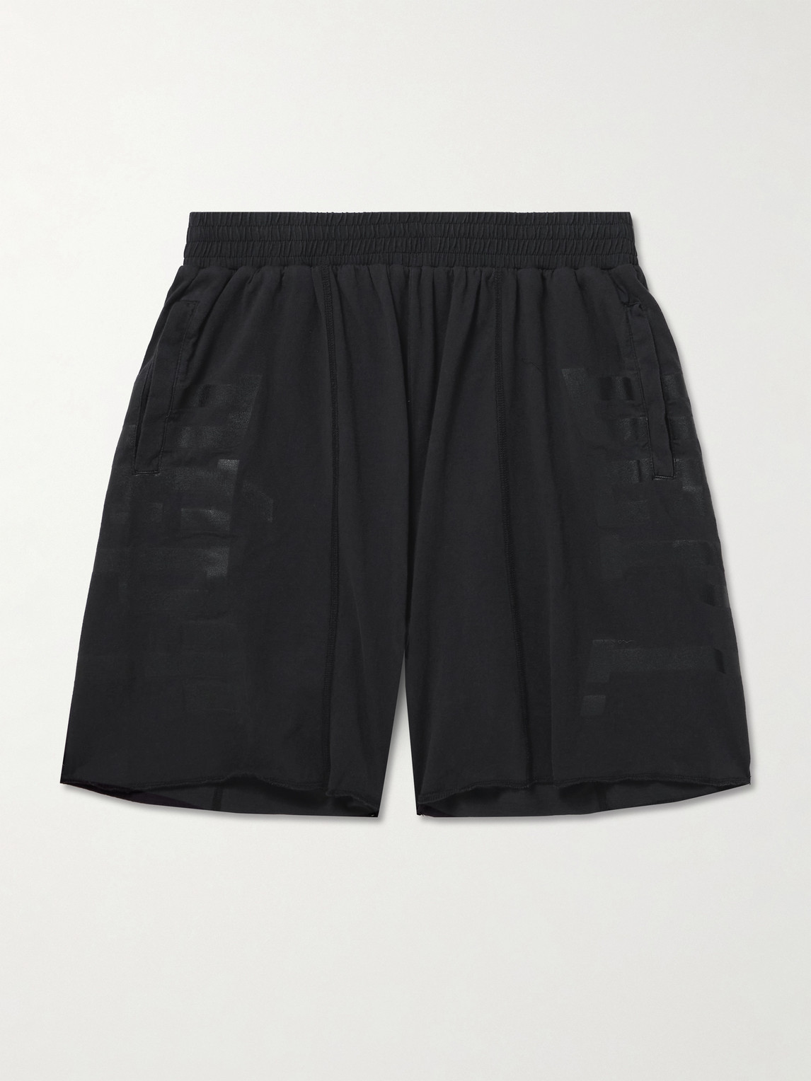 Gallery Dept. Dept Fitness Straight-Leg Printed Cotton-Jersey Shorts - Men