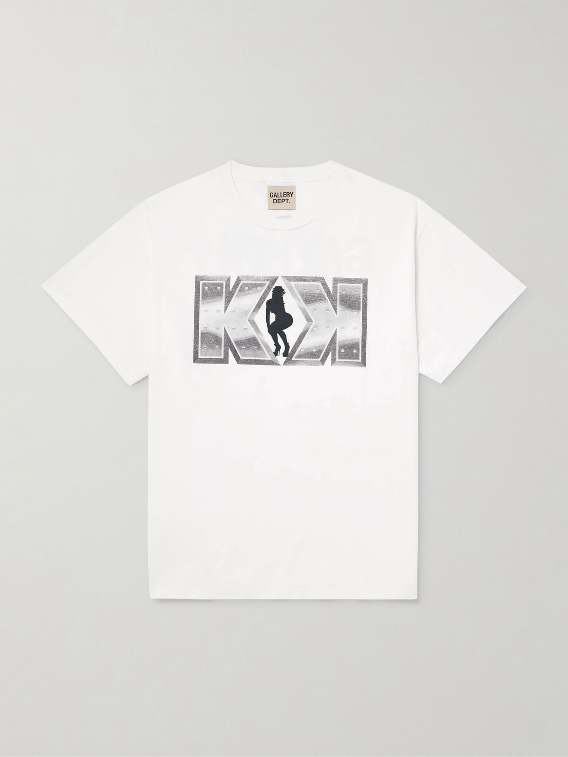 Gallery Dept. Funky Ass Records Glittered Printed Cotton-Jersey T-hirt - Men