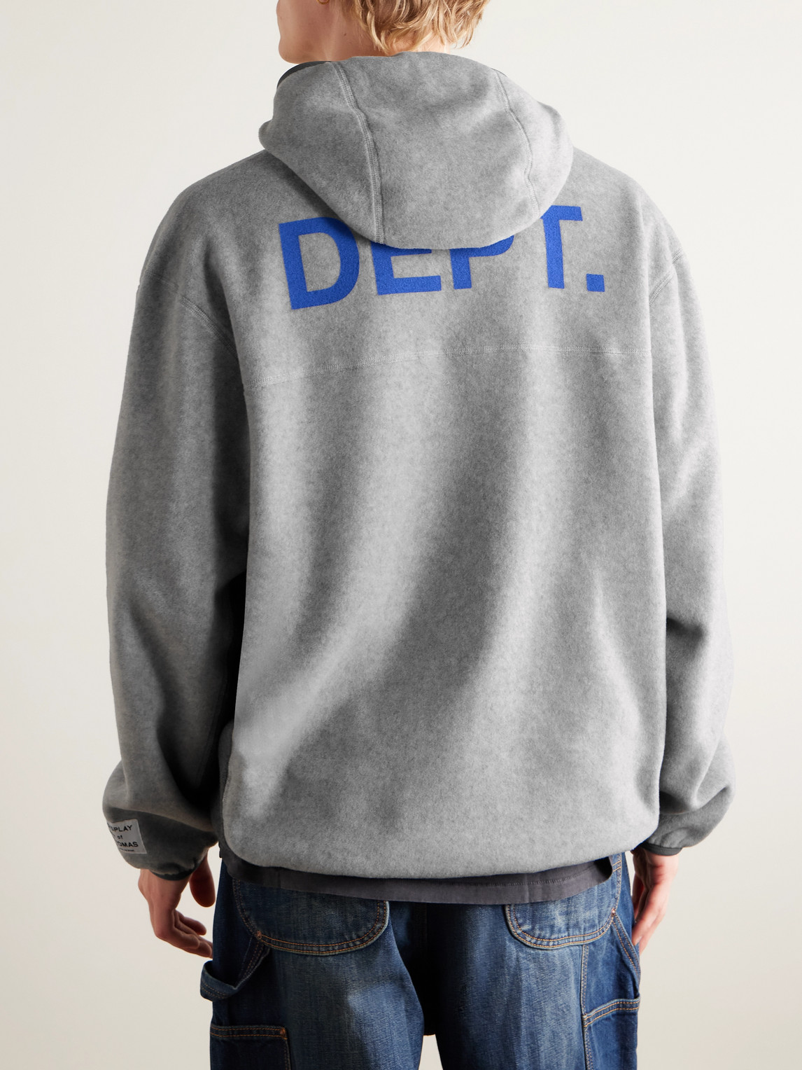  Gallery Dept. - Trail Logo-print Fleece Hoodie - Men - Gray - L 