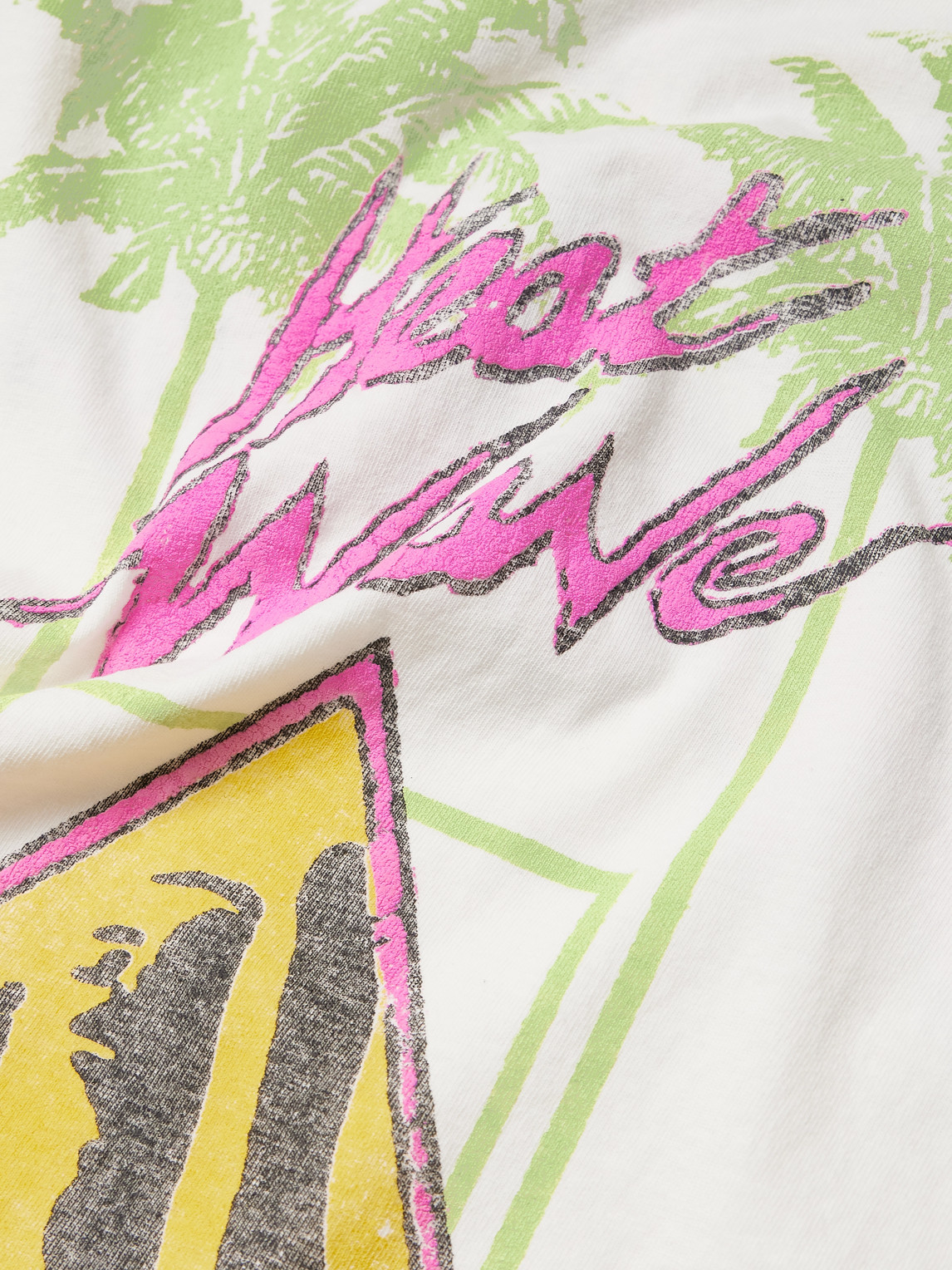 Gallery Dept. Doc Johnson Heat Wave Glittered Printed Cotton-jersey T-shirt In Multi