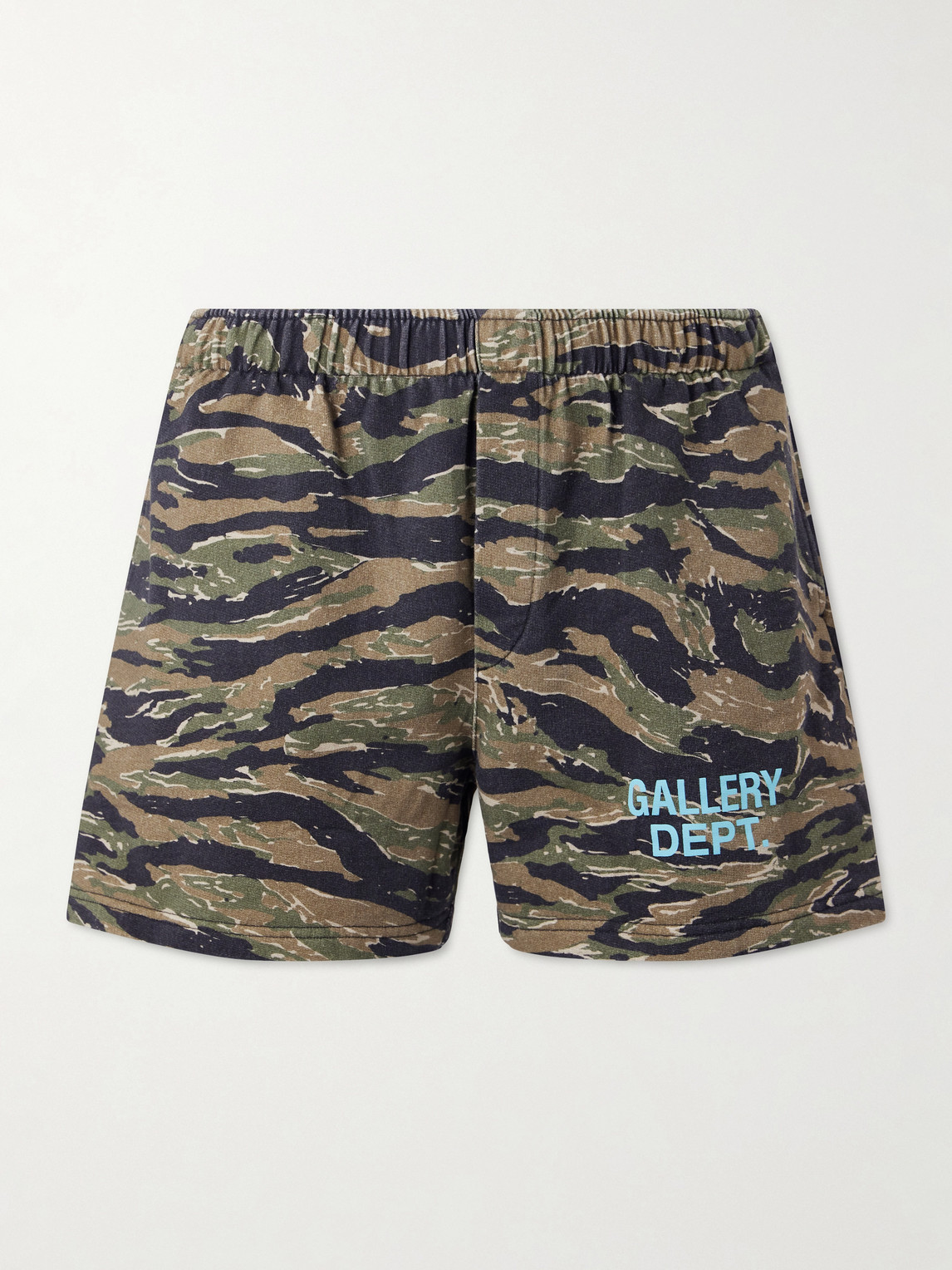 Gallery Dept. Zuma Straight-Leg Camouflage and Logo-Print Cotton-Jersey Shorts - Men