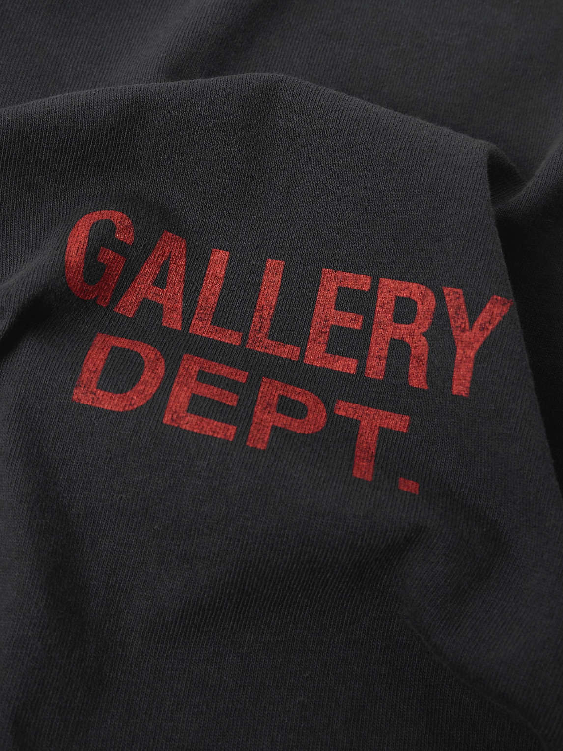 Gallery Dept. Souvenir Logo-print Cotton-jersey T-shirt In Black