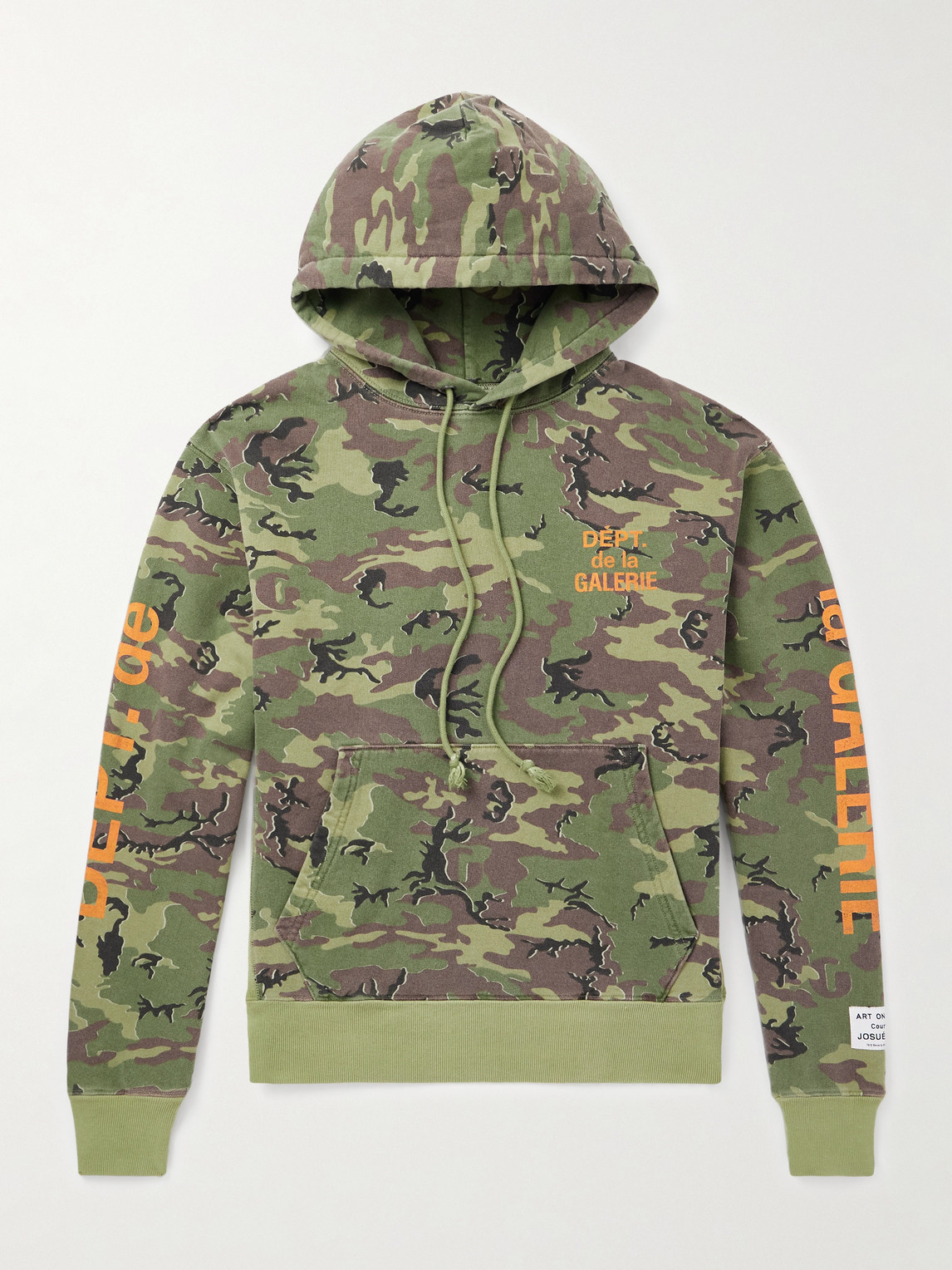 Gallery Dept. Camouflage and Logo-Print Cotton-Jersey Hoodie - Men
