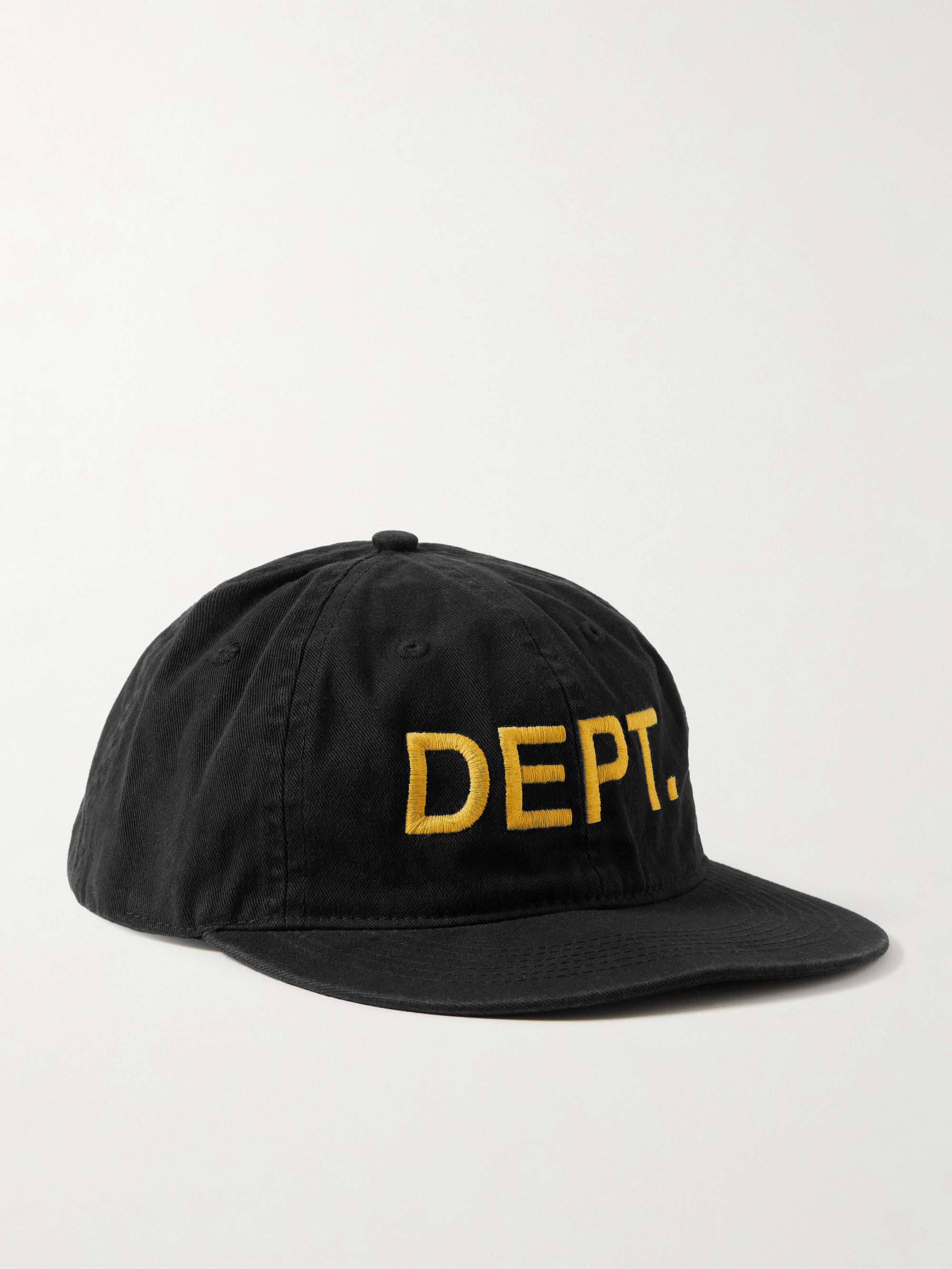 Logo-Embroidered Cotton-Twill Baseball Cap - black - One Size
