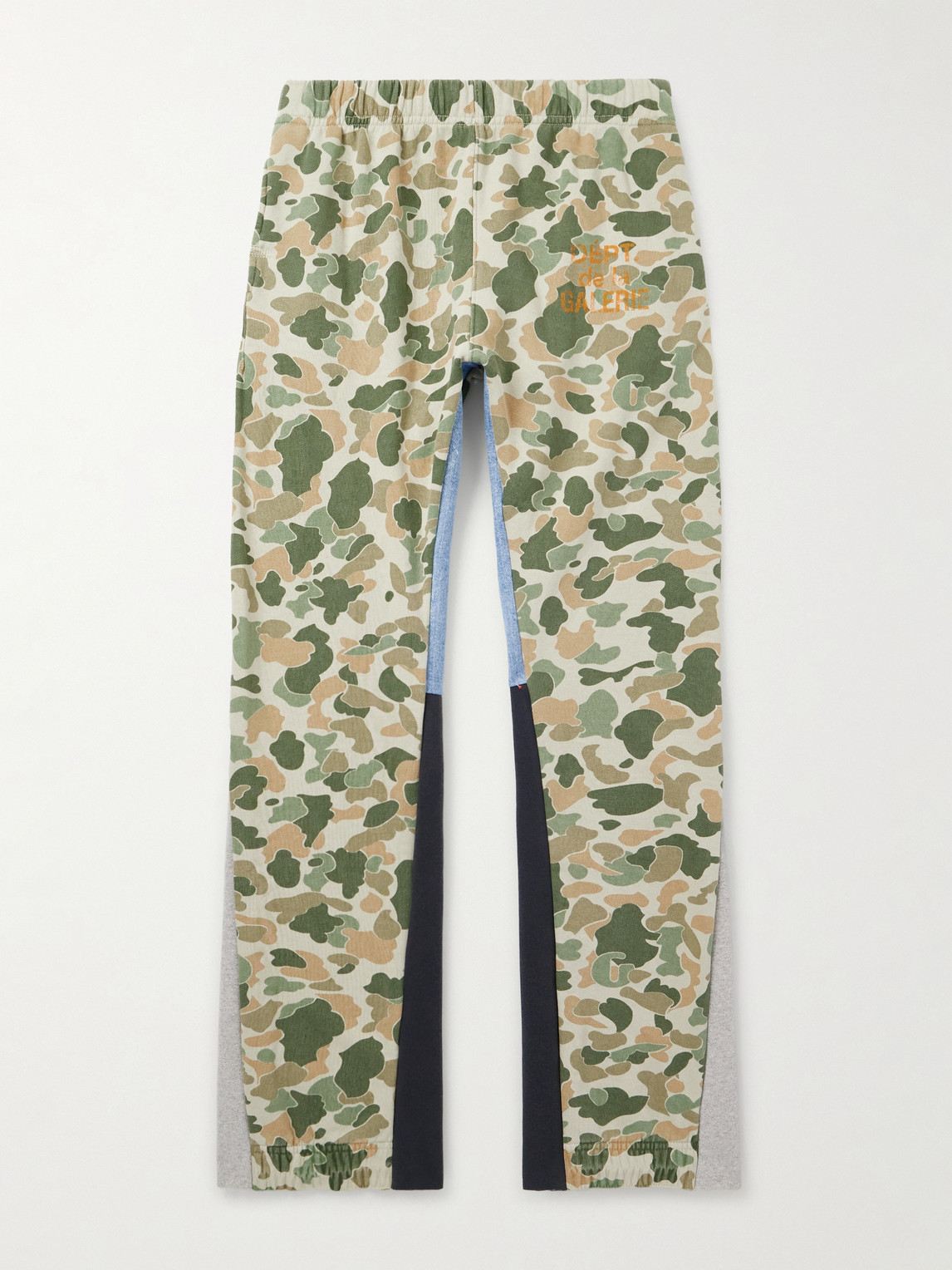 Gallery Dept. Flared Patchwork Camouflage and Logo-Print Cotton-Jersey Sweatpants - Men