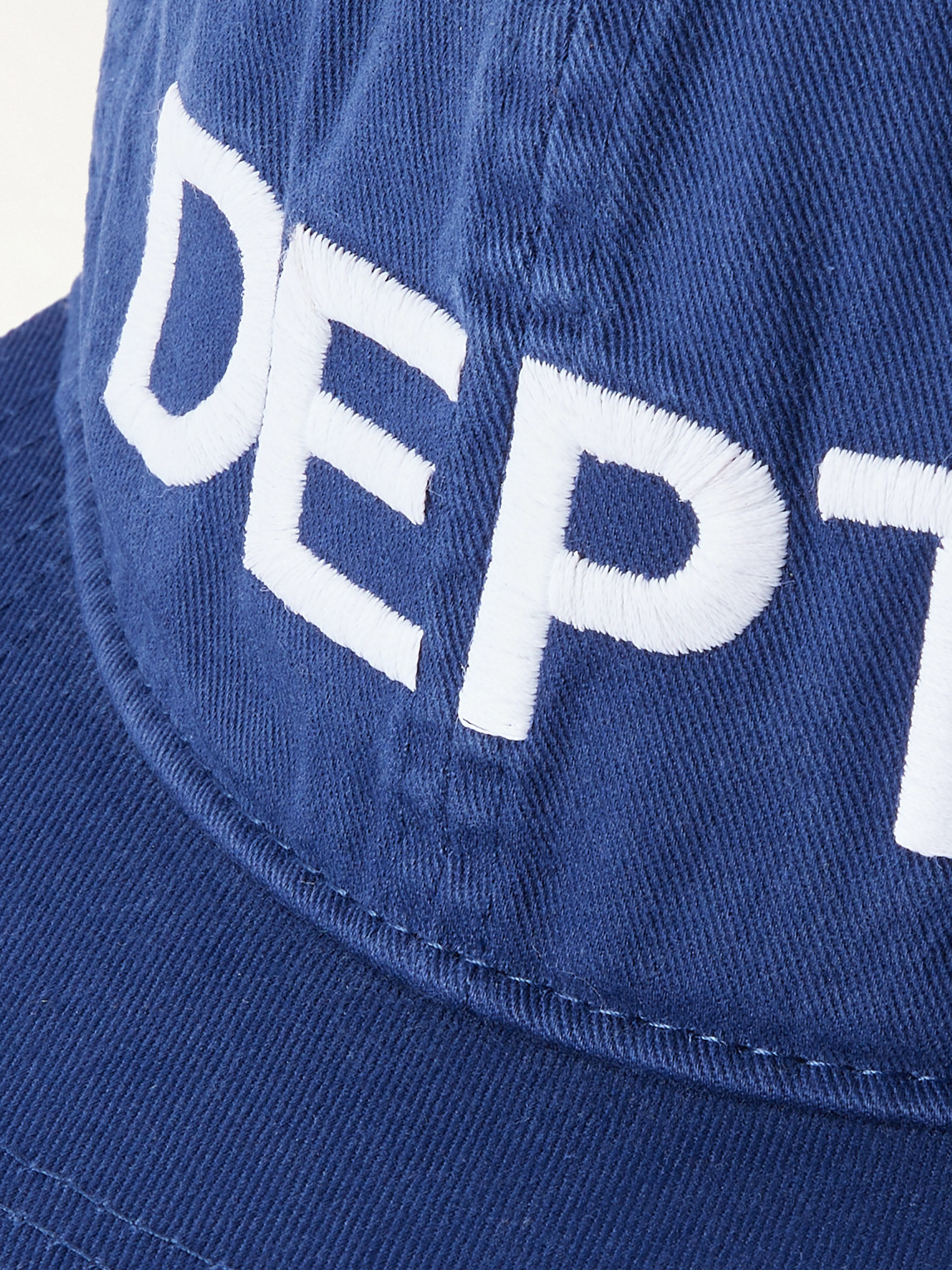 Gallery Dept. Logo-embroidered Cotton-twill Baseball Cap In Blue
