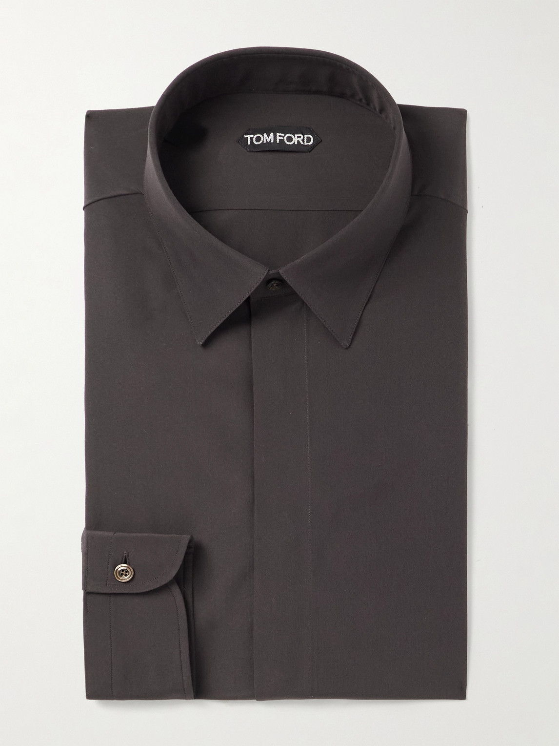 Tom Ford Slim-Fit Silk Shirt - Men