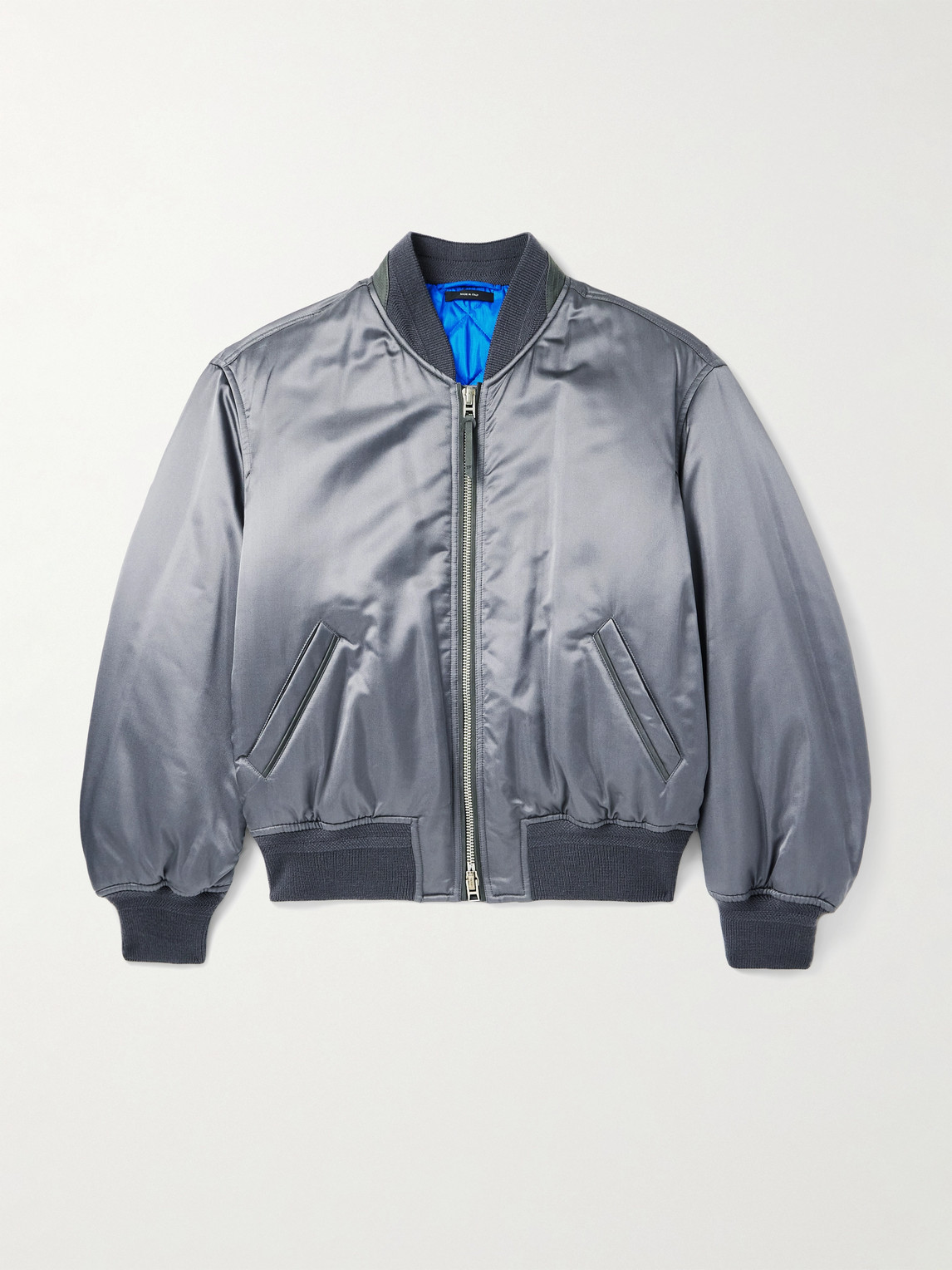 Tom Ford Silk-Satin Padded Bomber Jacket - Men