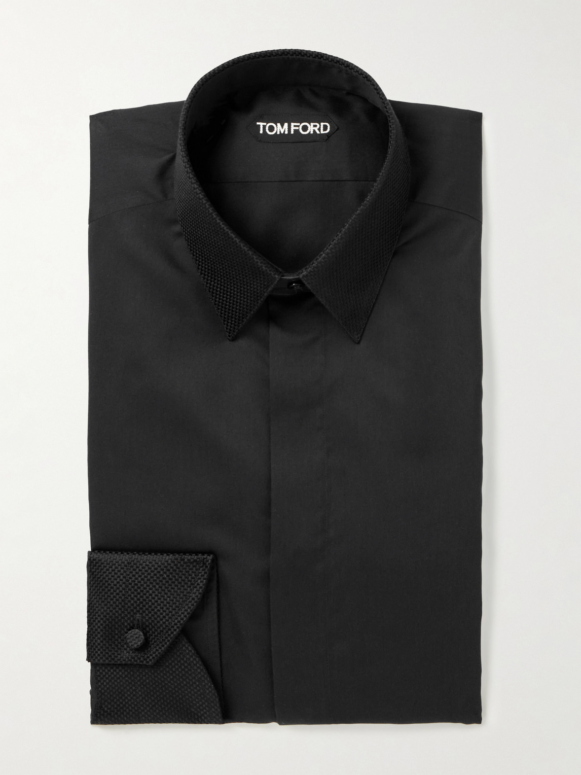 Tom Ford Serge Cotton and Silk-Blend Shirt - Men