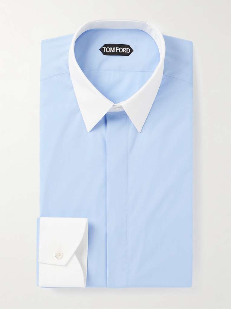 Tom Ford — Cotton-Poplin Shirt