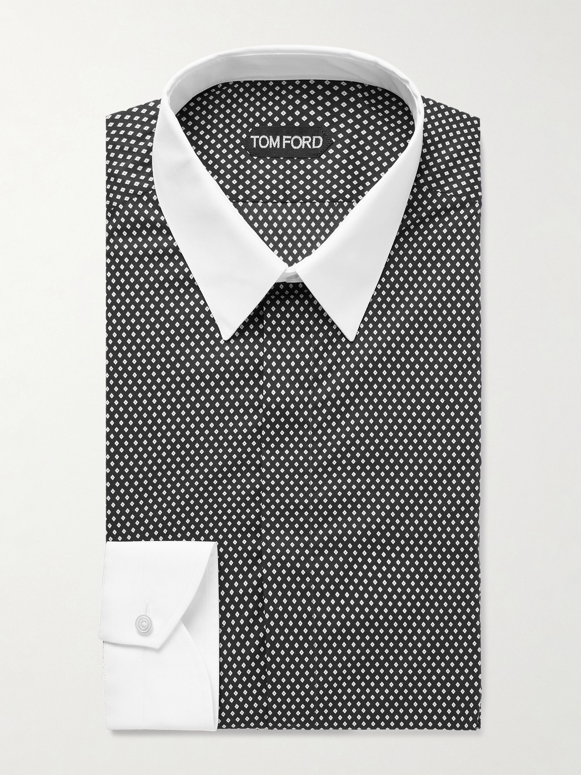 Tom Ford Slim-Fit Printed Cotton Shirt - Men