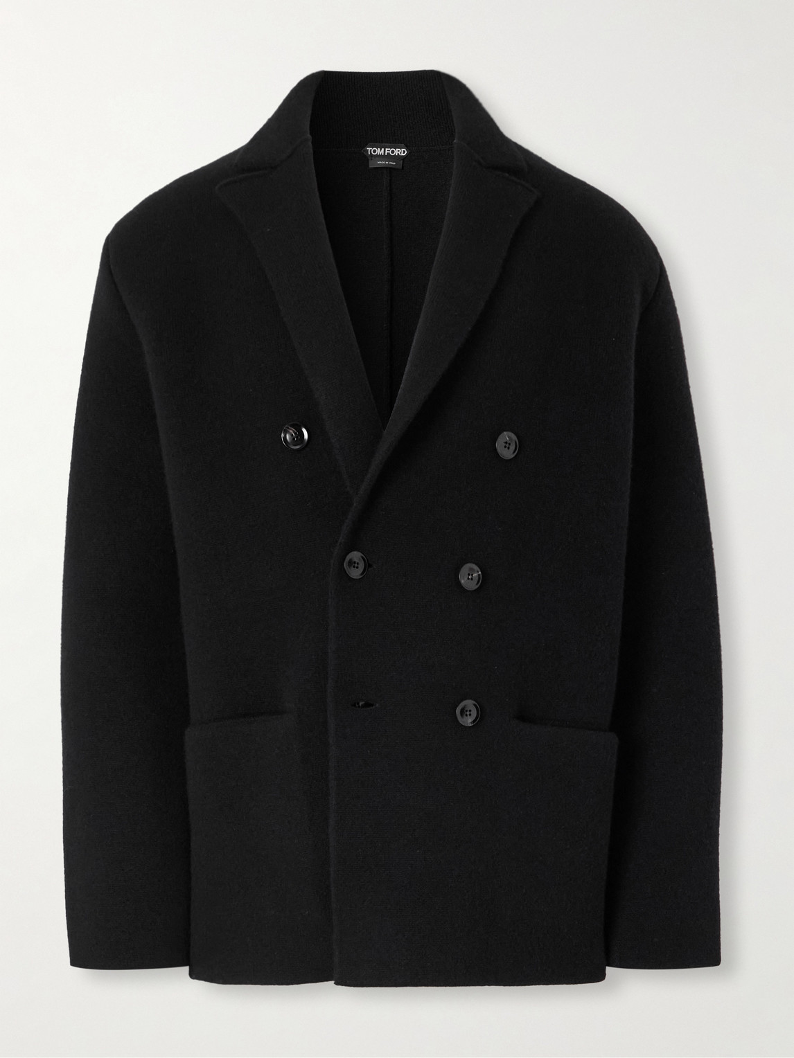 Tom Ford Double-Breasted Cashmere-Blend Suit Jacket - Men