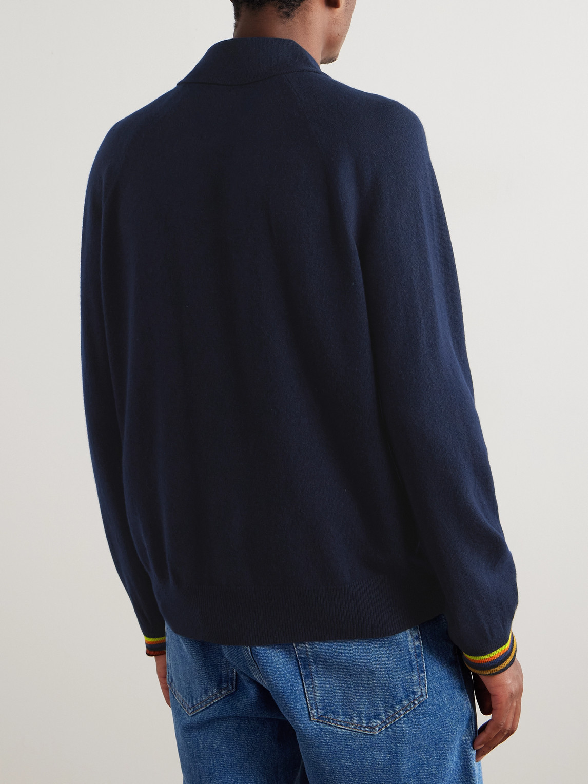 Paul Smith Cashmere Shirt In Blue