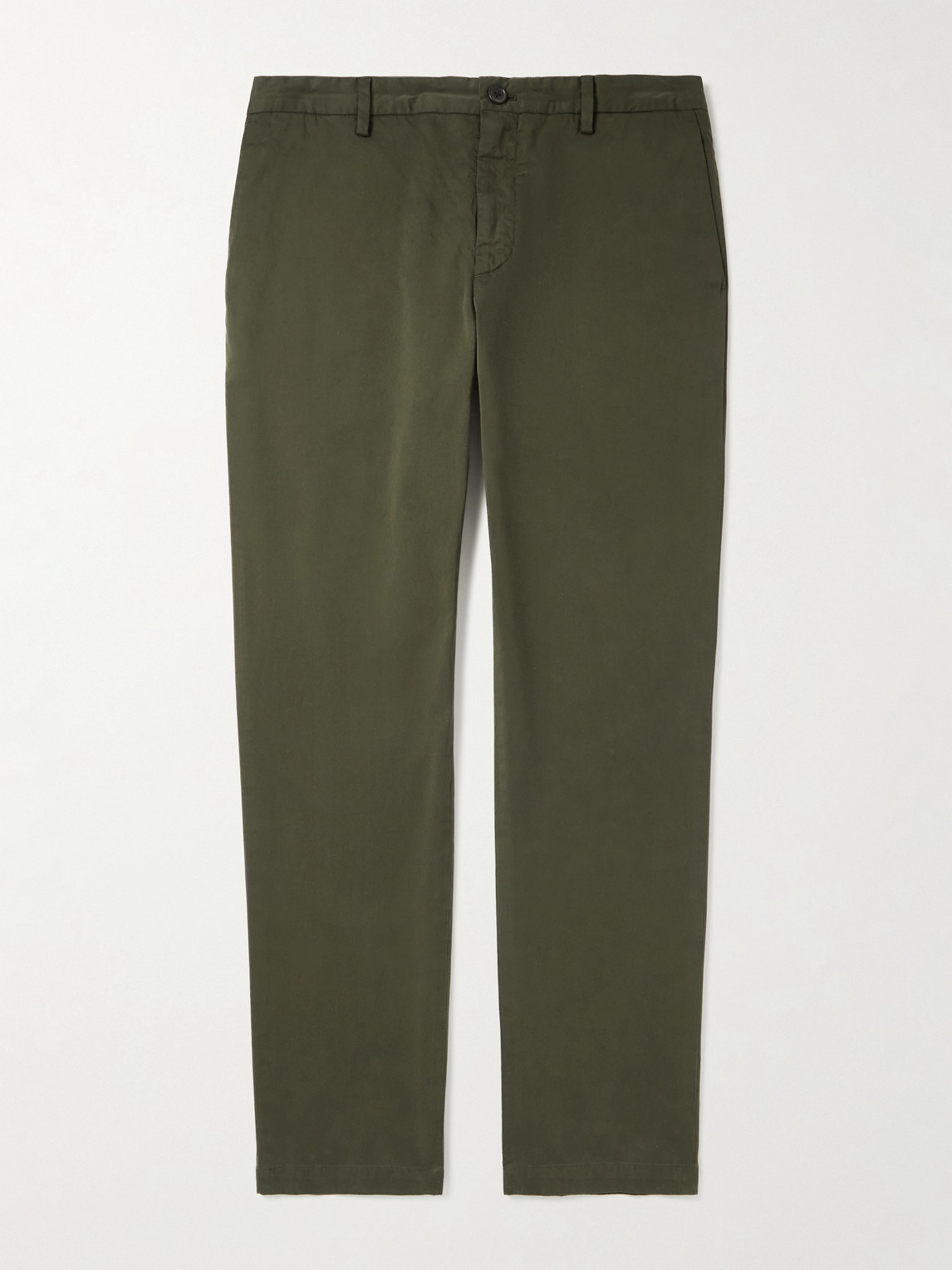 Paul Smith Straight-Leg Cotton-Blend Trousers - Men