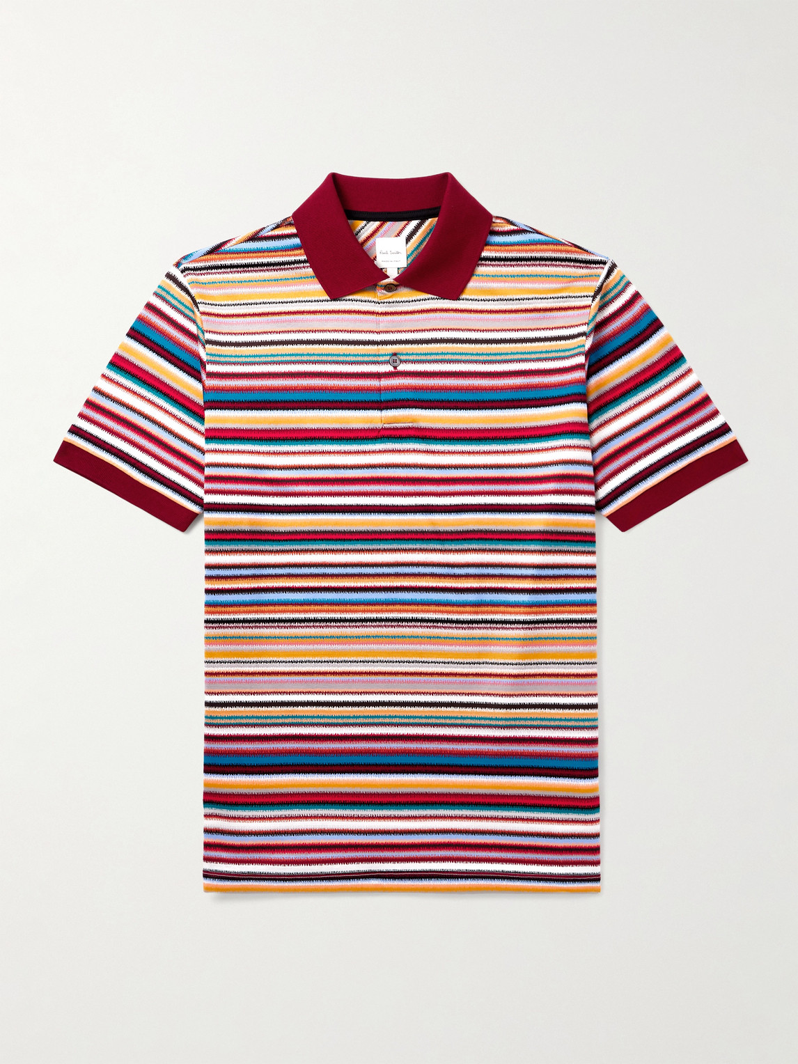 Paul Smith triped Cotton Polo hirt - Men