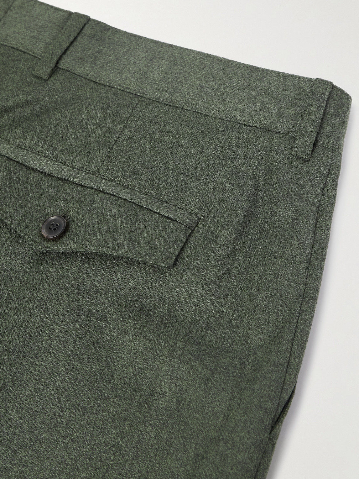 Paul Smith Straight-leg Pleated Wool And Cashmere-blend Suit Trousers In Gray