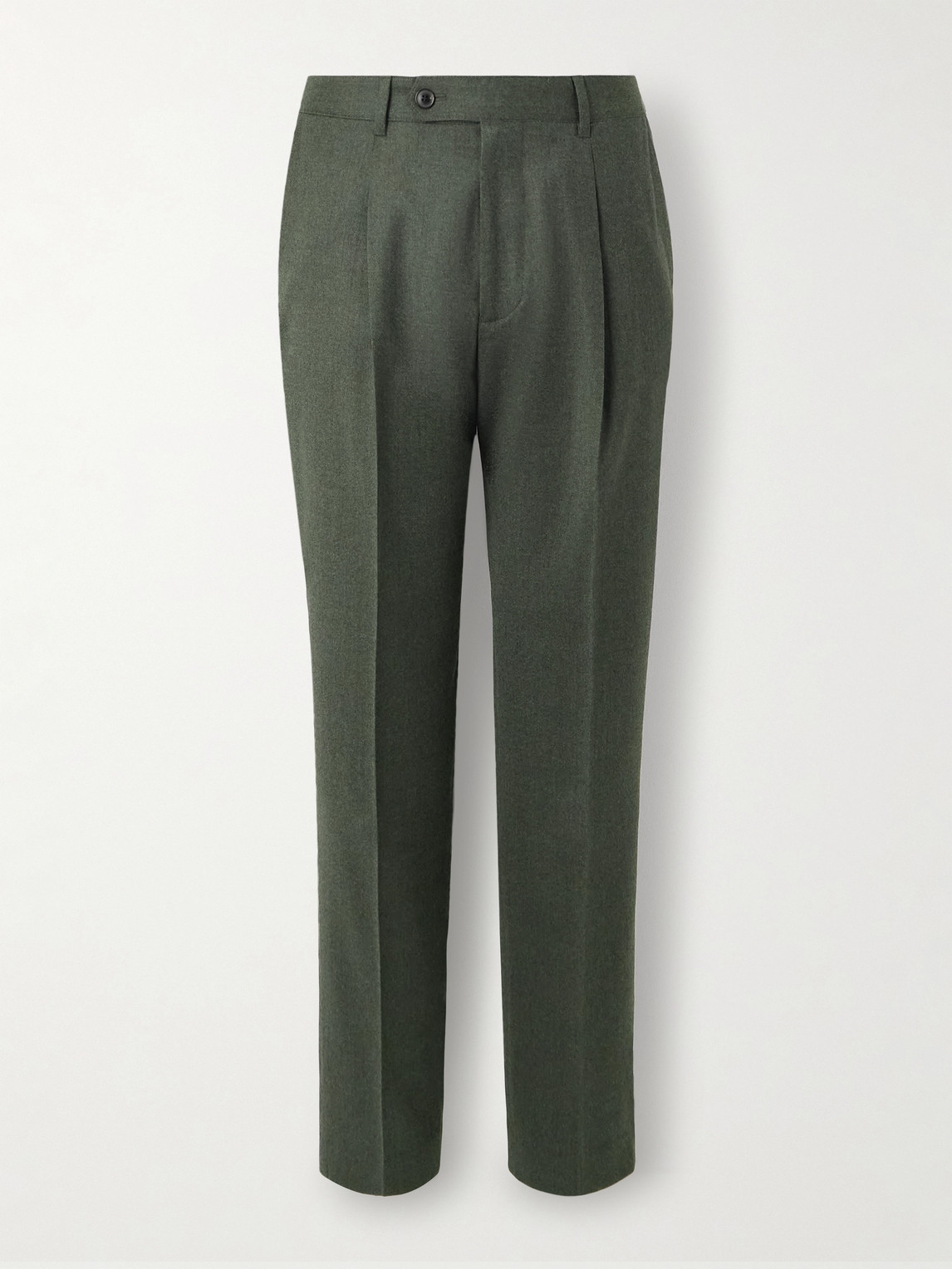 Paul Smith Straight-Leg Pleated Wool and Cashmere-Blend Suit Trousers - Men